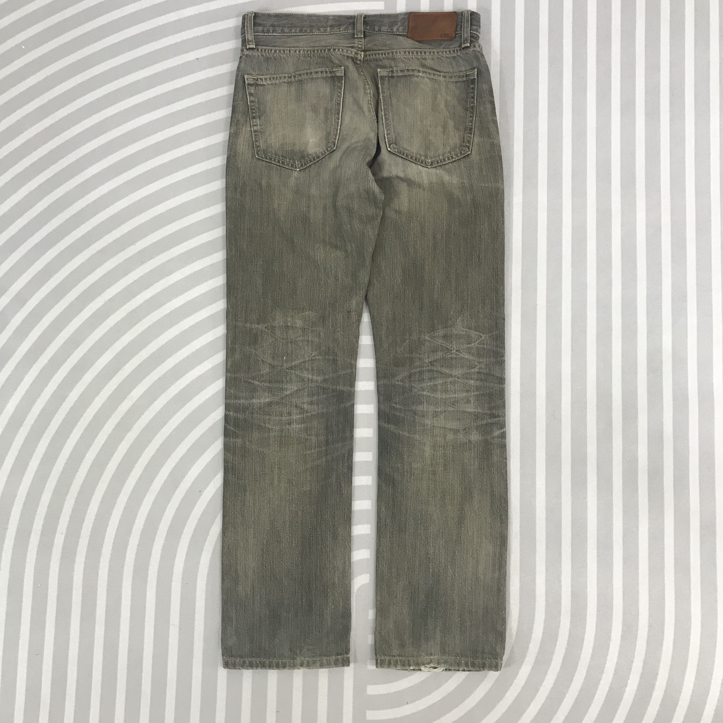 Uniqlo × Vintage Vintage uniqlo Black denim distressed jeans pants Size US 29 - 4 Thumbnail