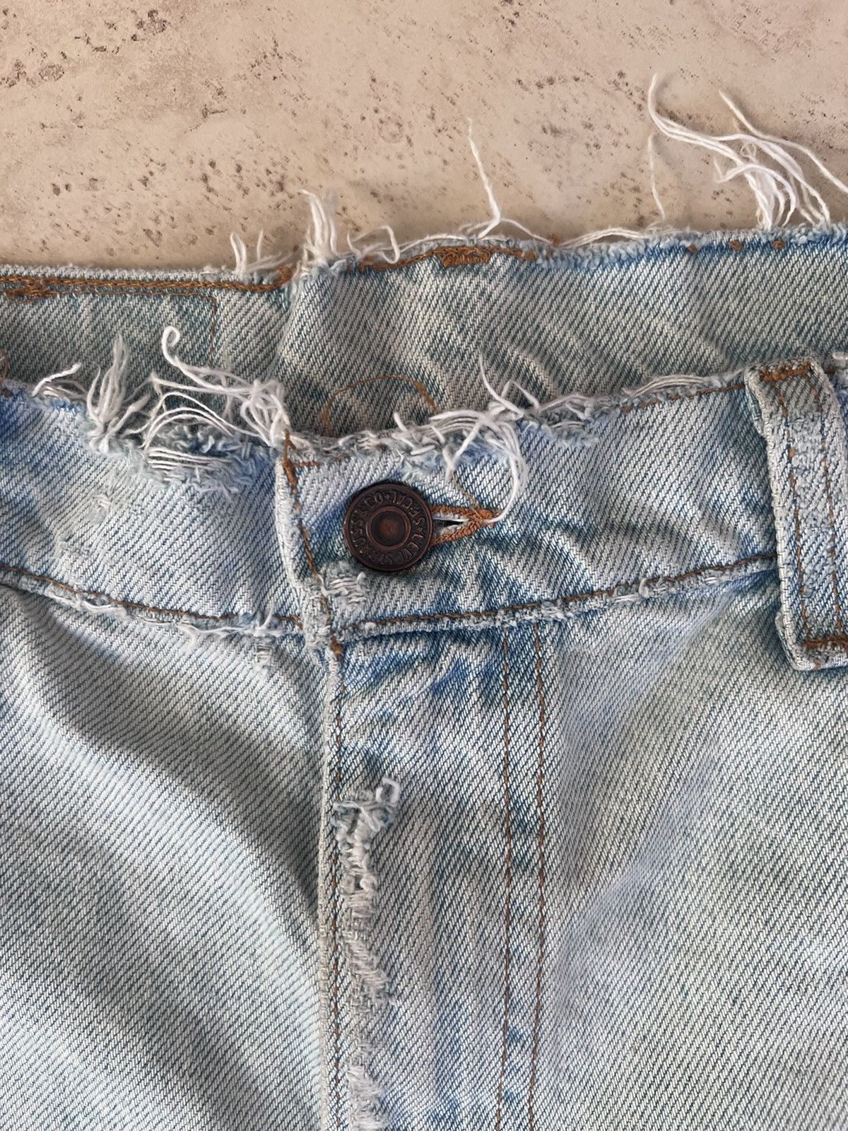 Levi's Vintage Clothing Vintage orange tab Levi jorts Size US 36 / EU 52 - 2 Thumbnail