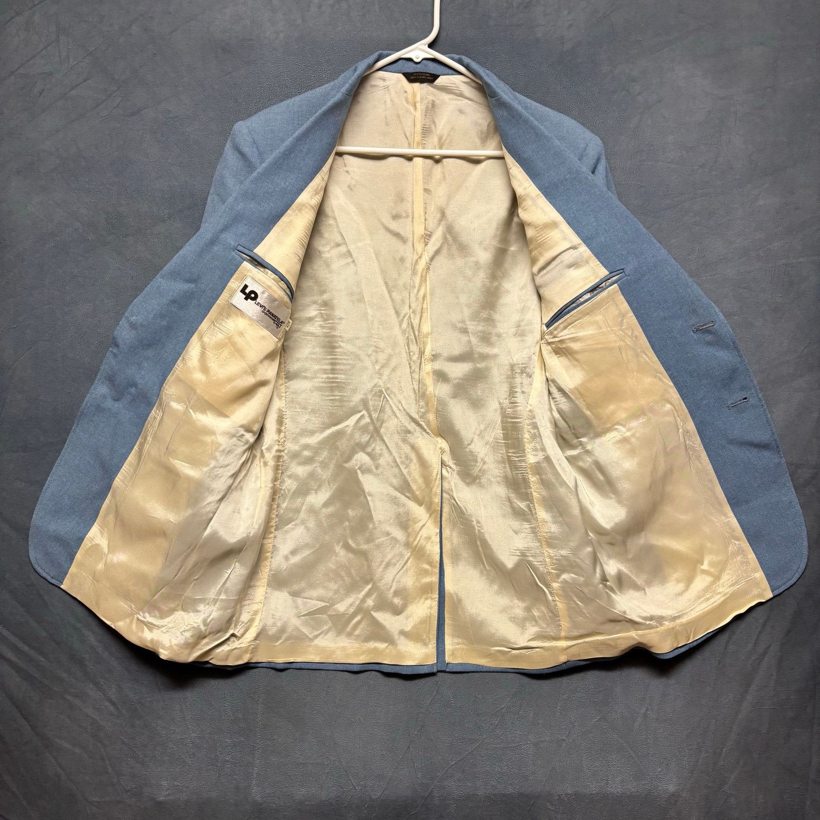 Levi's Vintage 70s Levi's Panatela Sportswear Jacket Blazer 42R Blu Size 42R - 2 Thumbnail