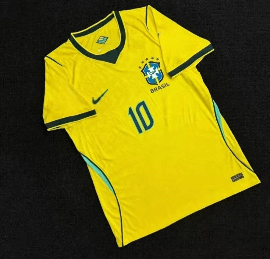 Home 2026 Brazil #10 Neymar Jersey