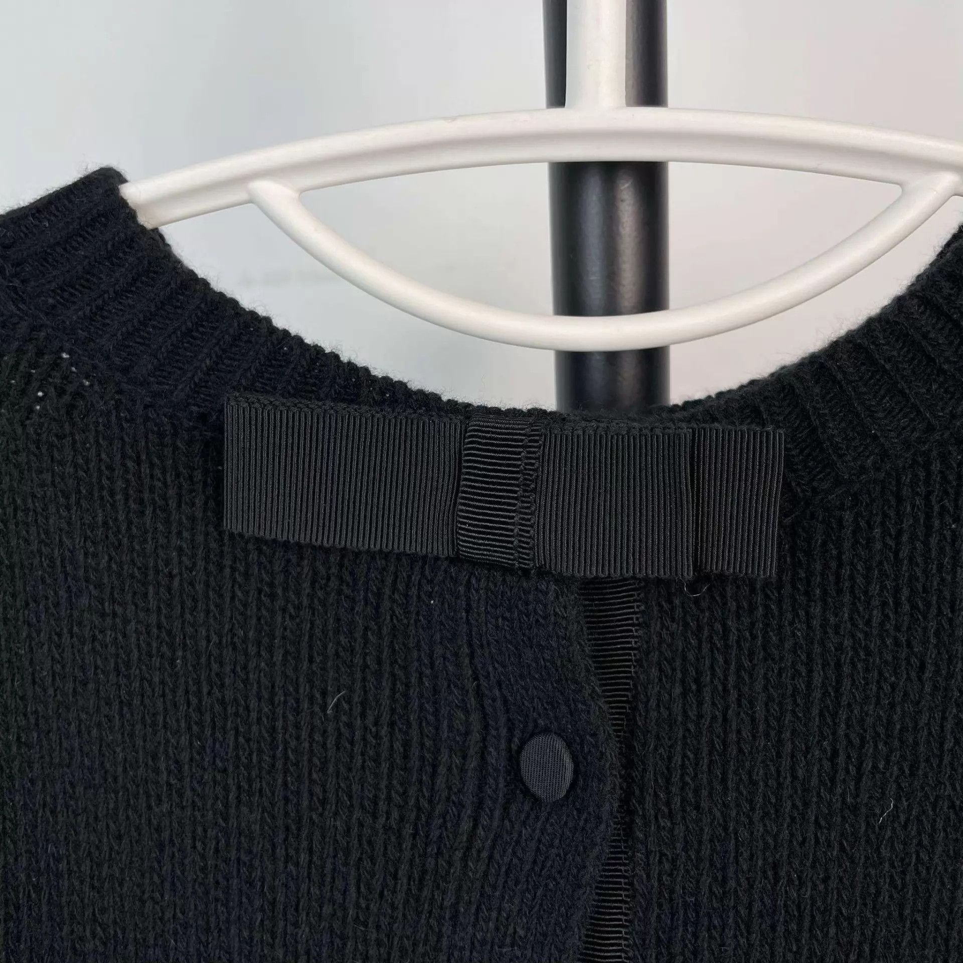 Prada Prada Black Sweater Size 40 98 New Size S / US 4 / IT 40 - 4 Thumbnail