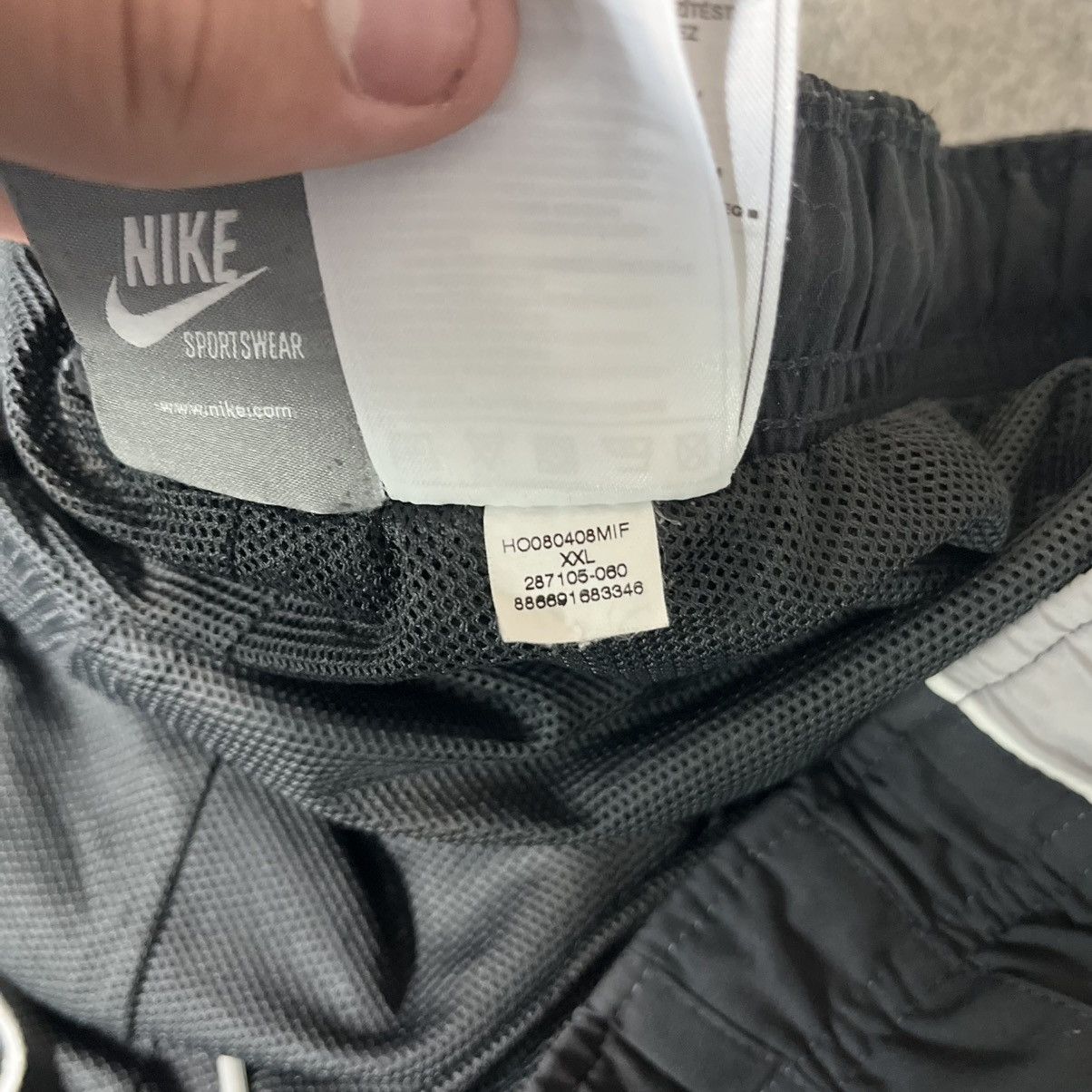 Nike 00s Vintage Nike Pants Nylon Rare Swoosh Drill Size US 40 / EU 56 - 11 Thumbnail