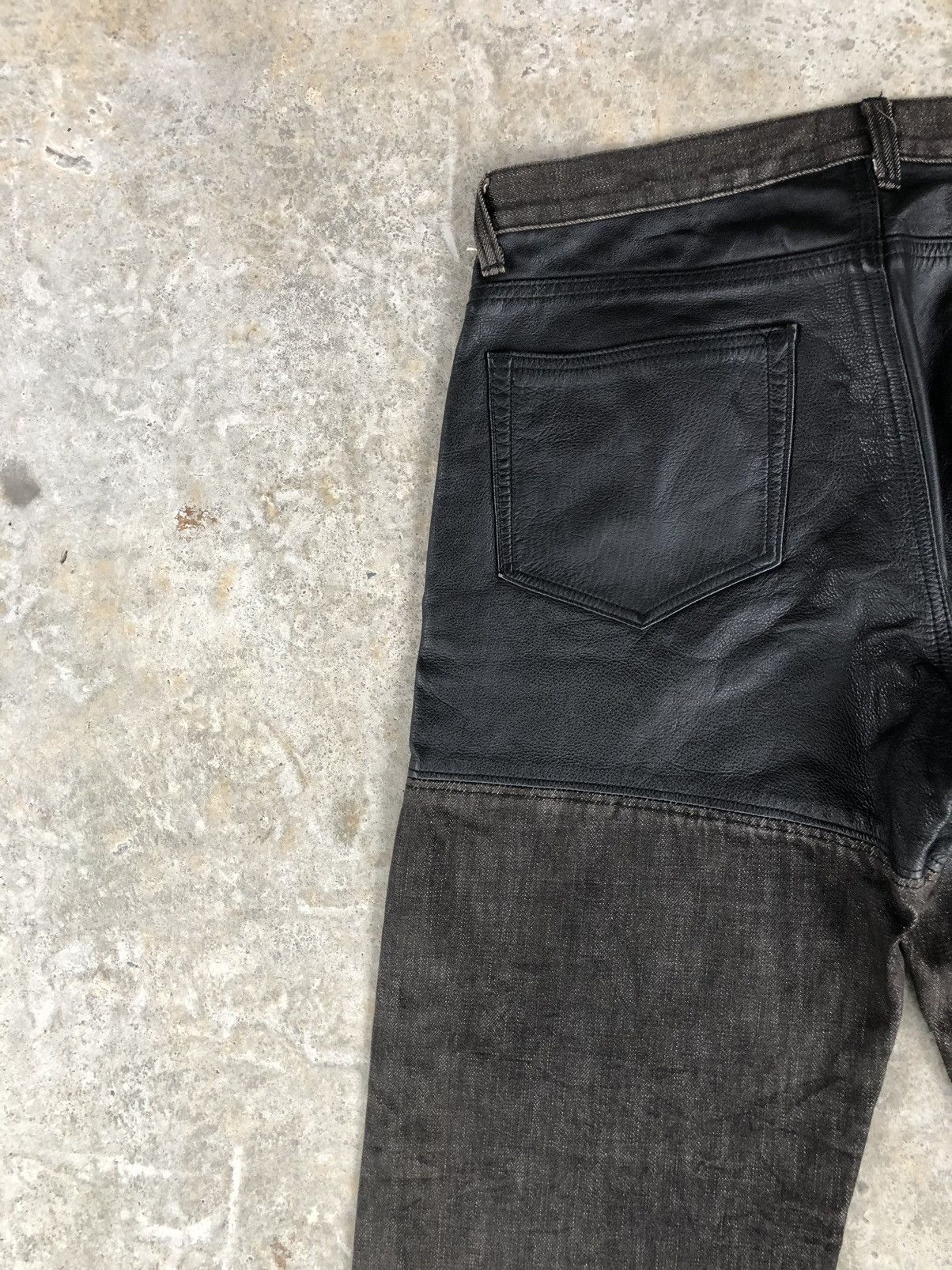 Neighborhood Neighborhood Leather Selvedge Denim Size US 32 / EU 48 - 9 Thumbnail