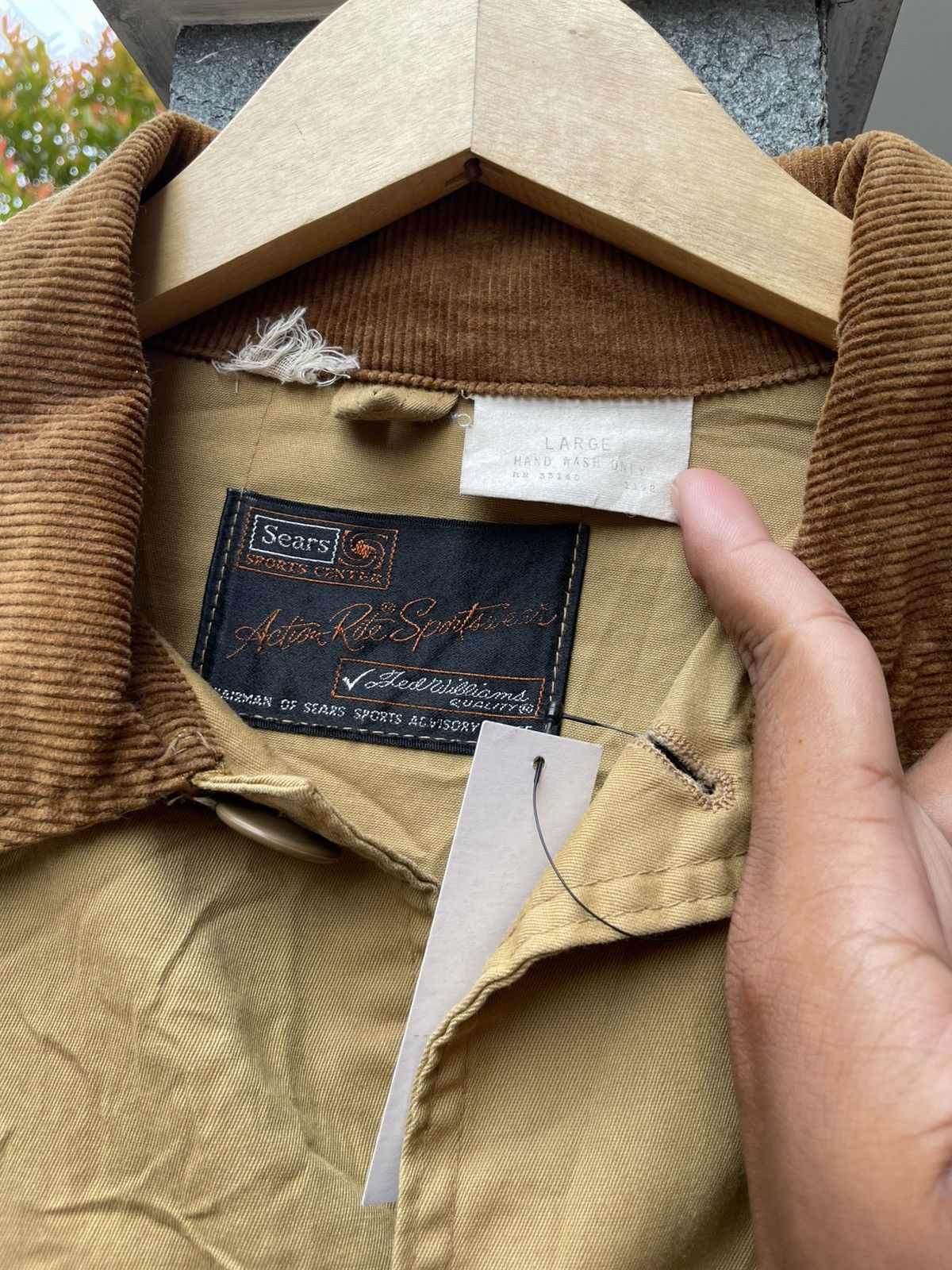 Vintage Vintage Sears Roebucks Canvas Hunting Jacket Large Size US L / EU 52-54 / 3 - 2 Thumbnail