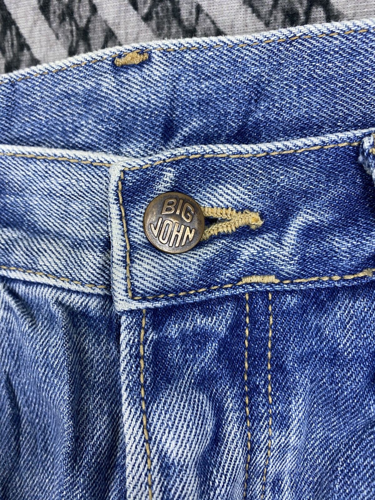 Big John Vintage Big John Blue Straight Cutting Denim Jeans Size US 32 / EU 48 - 9 Thumbnail