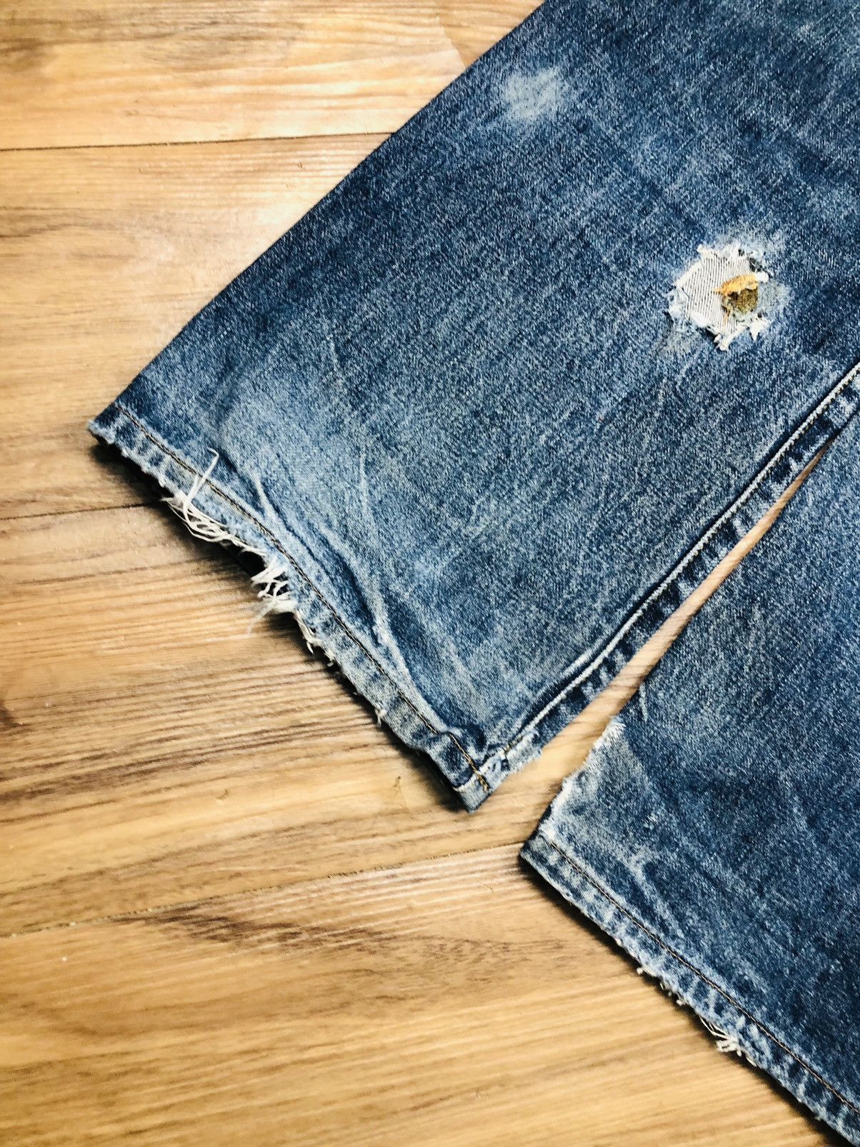 Hanes Hanes Distress Jeans (36) Size US 30 / EU 46 - 21 Thumbnail