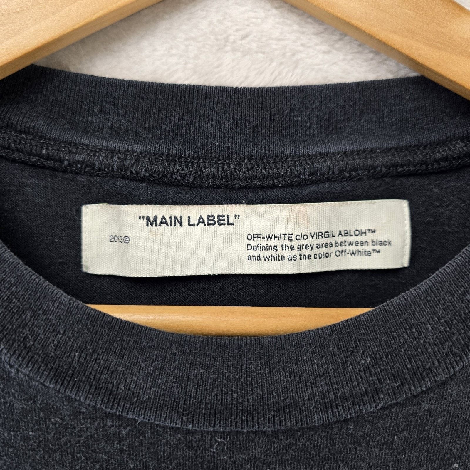 Off-White Off White Airport Tape Shirt L Operating SRL Virgil Abloh Size US L / EU 52-54 / 3 - 4 Thumbnail