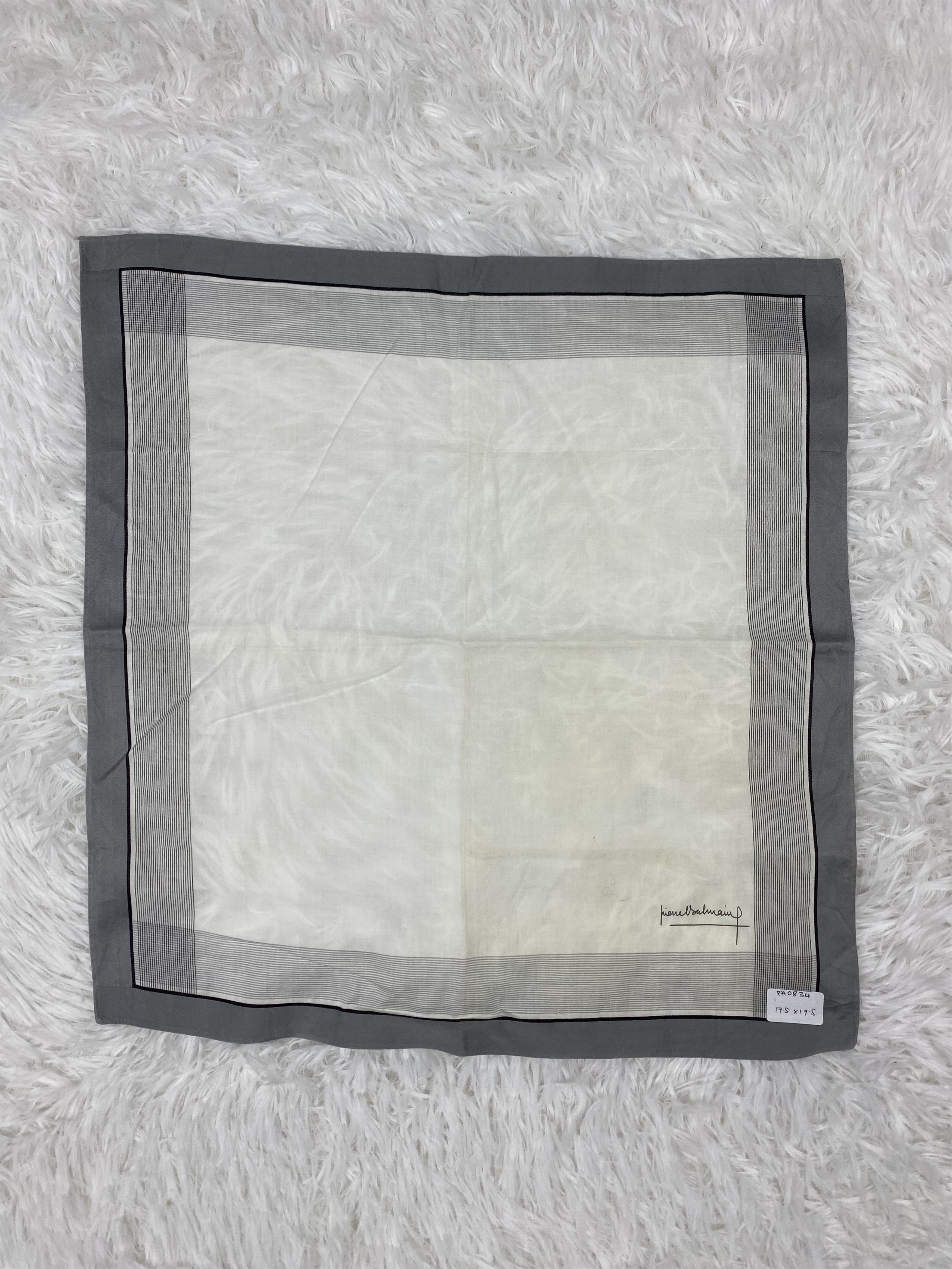 Pierre Balmain × Vintage Vintage Pierre Balmain Handkerchief Neckerchief PH0834 Size 26 - 3 Thumbnail