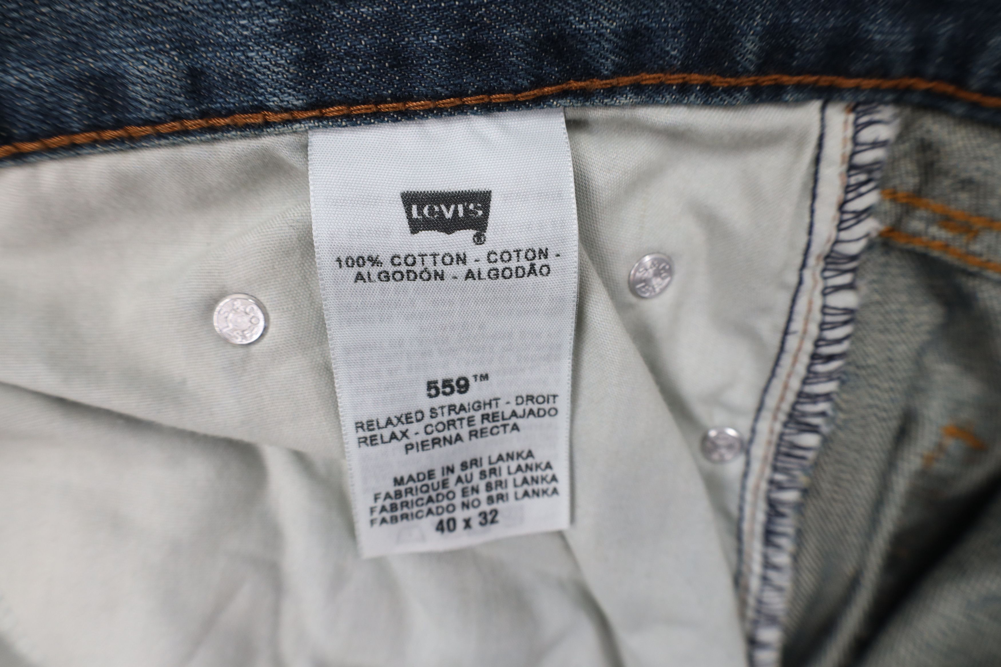 Levi's Vintage Y2K Levis 569 Relaxed Straight Wide Leg Denim Jeans Size US 40 / EU 56 - 9 Thumbnail
