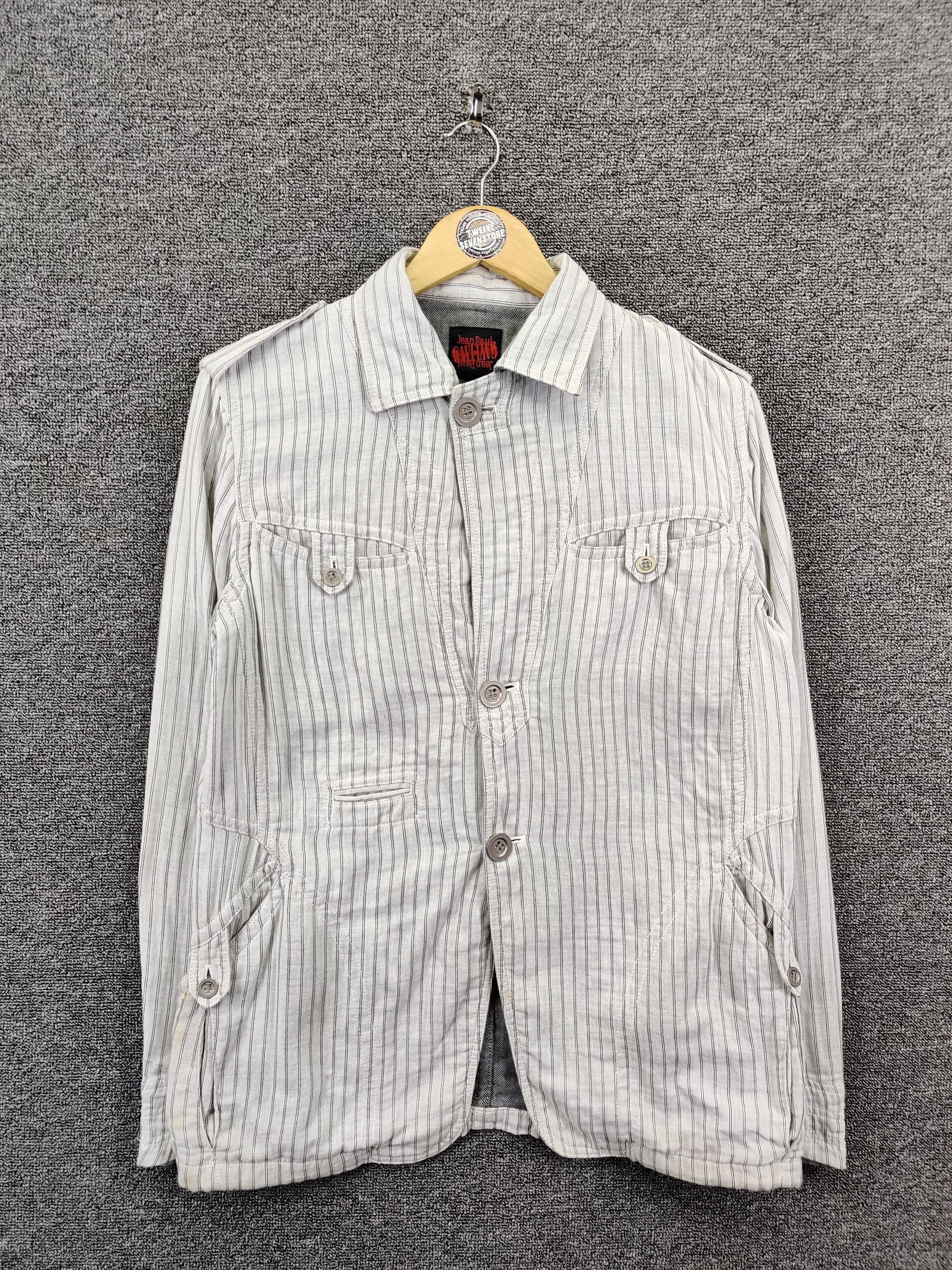 Vintage Jean Paul Gaultier Striped Overshirt Jacket