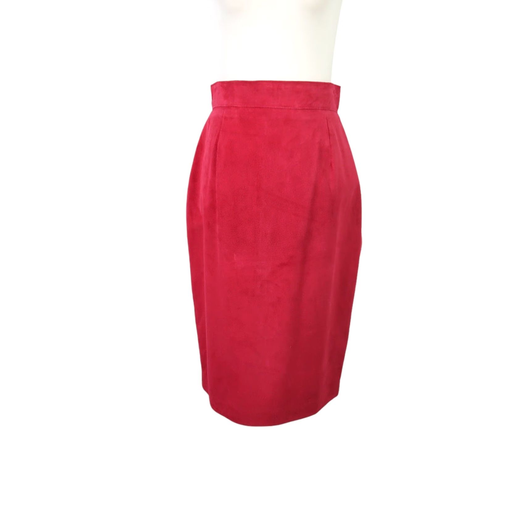 Vintage VINTAGE Danier red suede leather blazer and skirt suit set M Size 32" / US 10 / IT 46 - 6 Thumbnail