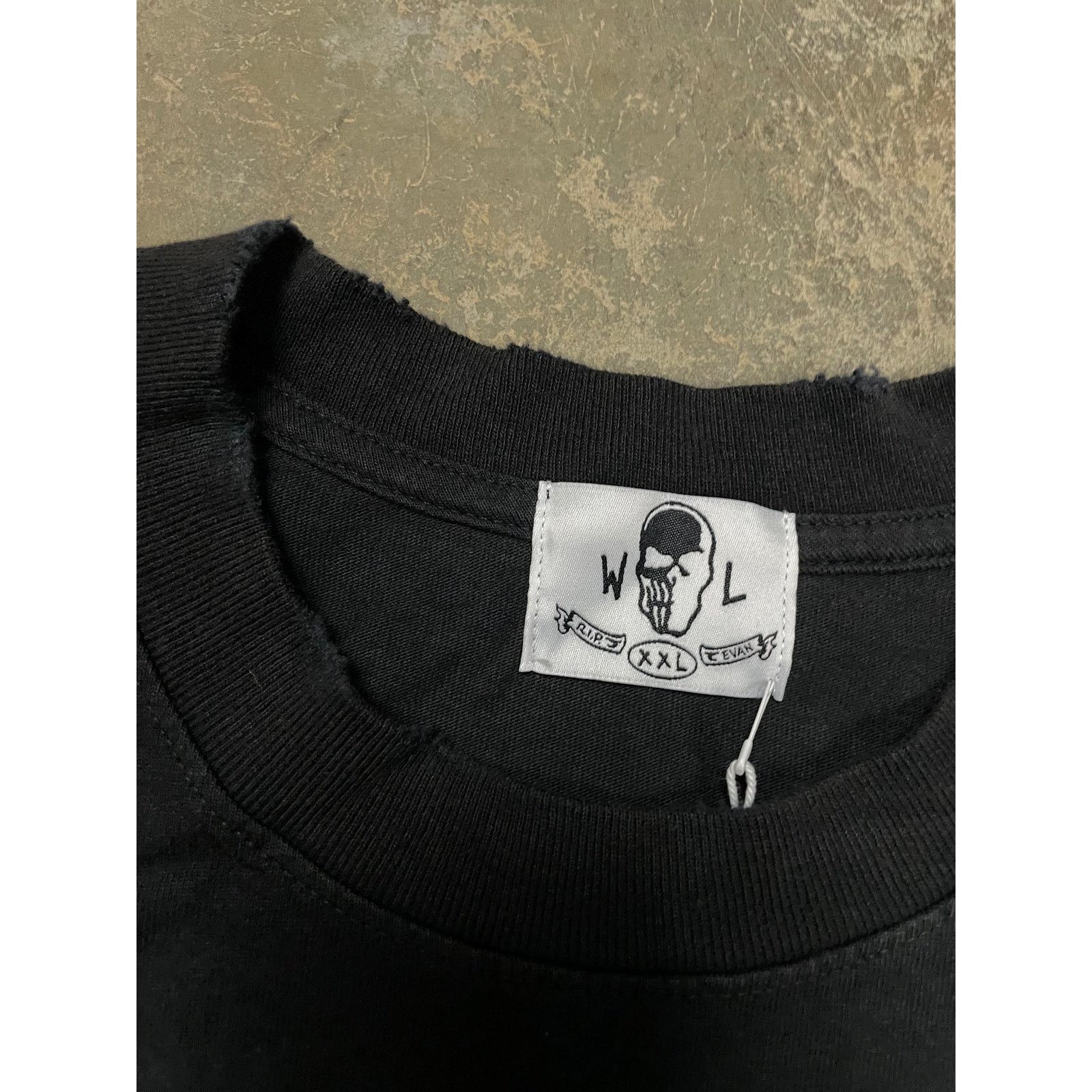 Warren Lotas Warren Lotas Tee Flaming Skull Faded Black Blue XXL New Size US XXL / EU 58 / 5 - 3 Thumbnail