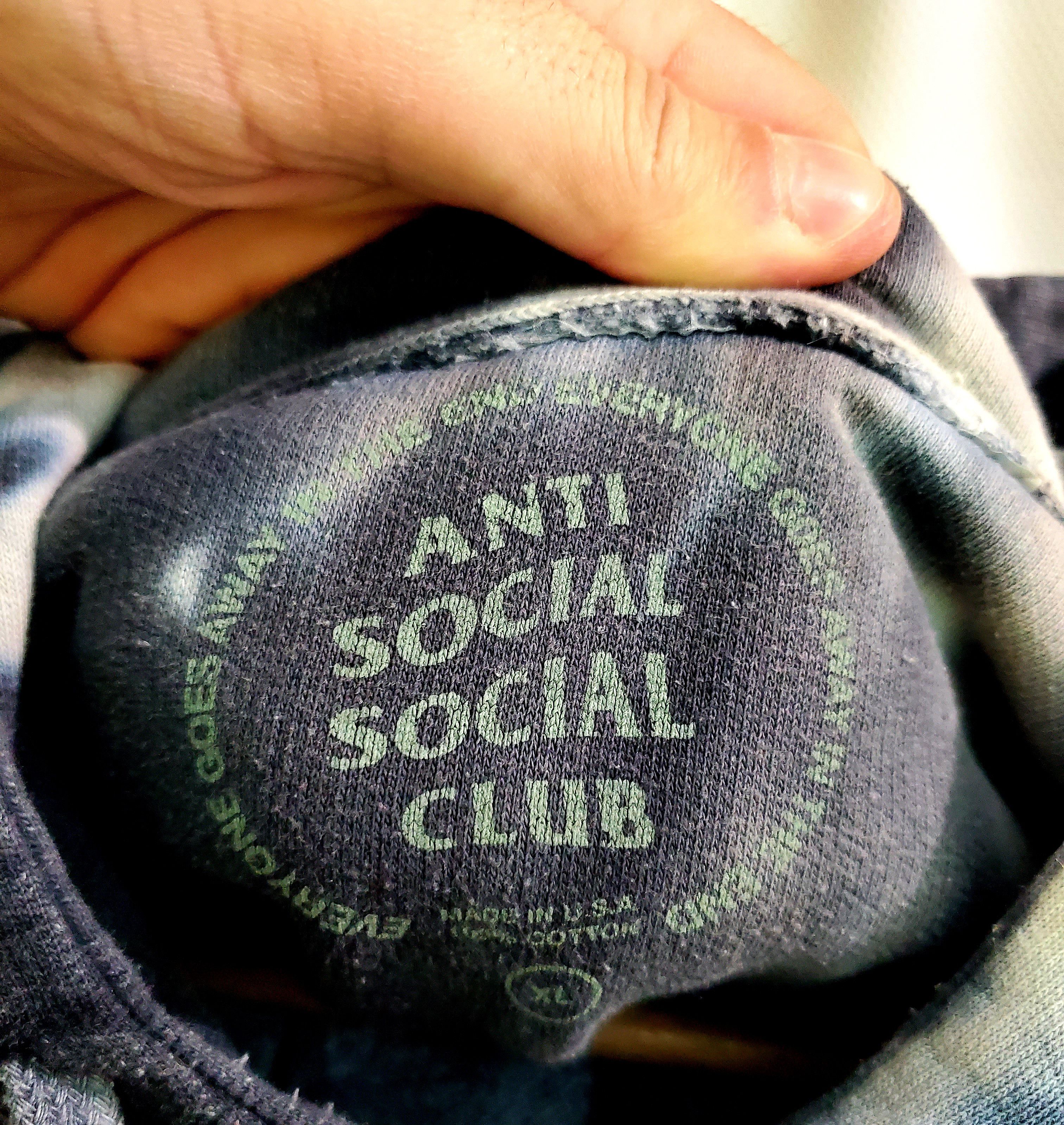Anti Social Social Club Anti Social Social Club ASSC Good Black Tie Dye Hoodie Xl Size US XL / EU 56 / 4 - 5 Thumbnail