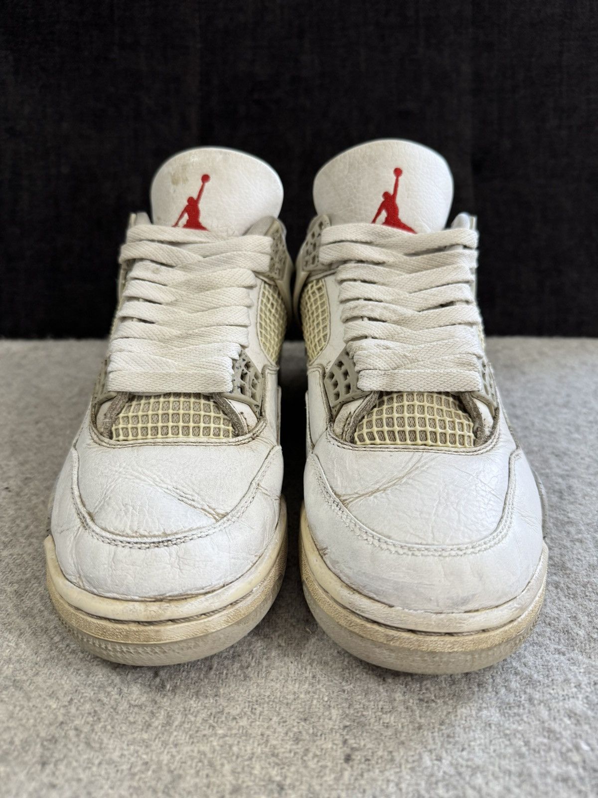 Jordan Brand Nike Air Jordan 4 IV Retro White Oreo Sneakers size 41,5 Size US 8.5 / EU 41-42 - 6 Thumbnail