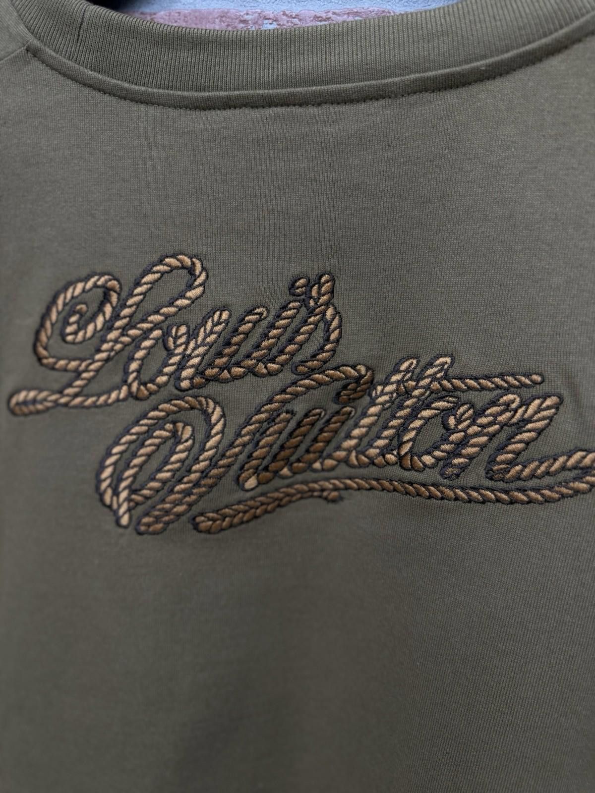 Louis Vuitton LOUIS VUITTON T-Shirt LV Tee Cotton Brown “Lovers” XXL Rare Size US XXL / EU 58 / 5 - 7 Thumbnail