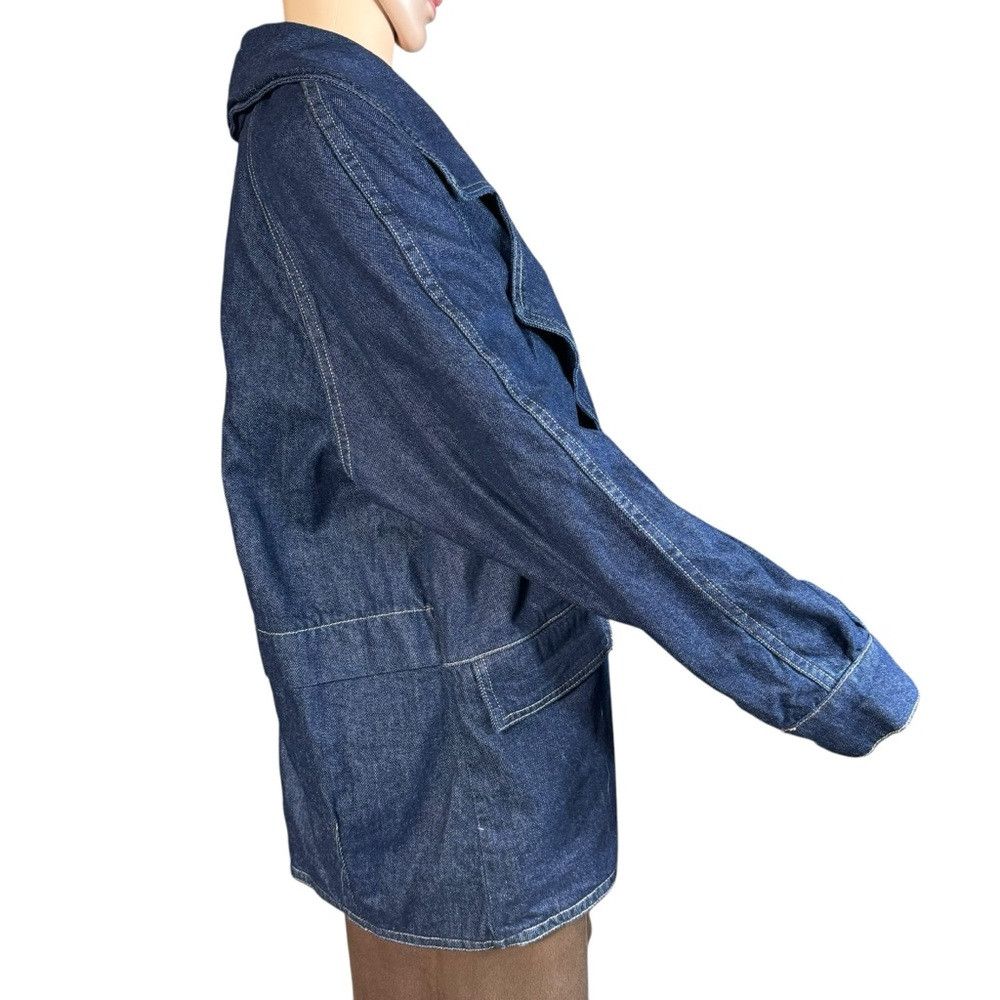 Free People New Free People Denim Car Coat Size S Size S / US 4 / IT 40 - 4 Thumbnail