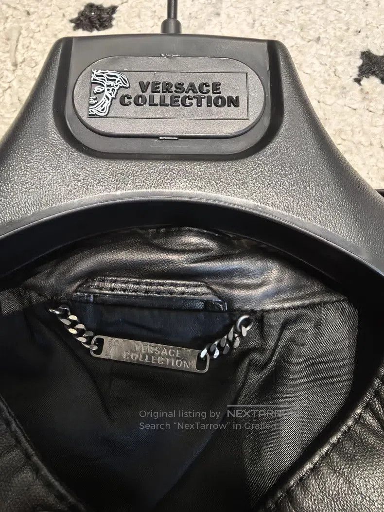 Versace Versace Lambskin leather jacket Size US L / EU 52-54 / 3 - 2 Thumbnail