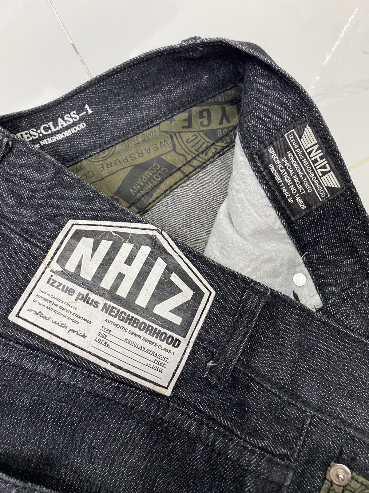 Neighborhood 🔥NEIGHBOURHOOD REGULAR STRAIGHT DENIM JEANS Size US 30 / EU 46 - 8 Thumbnail