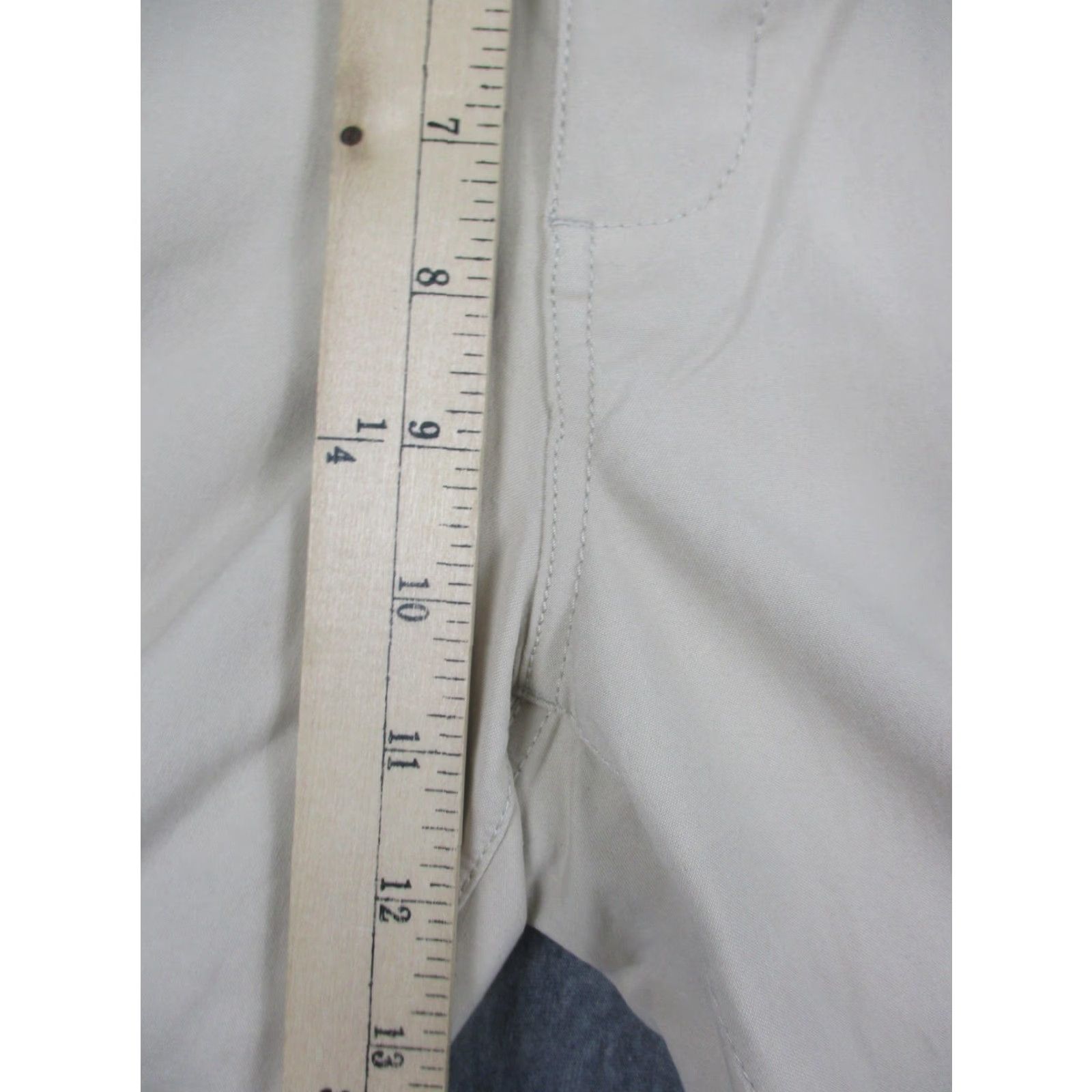 Vintage Tasc Mens Pants 35x32 Beige Motion Pant Khakis Straight Fit Stretch TM690-270 Size US 33 - 6 Thumbnail