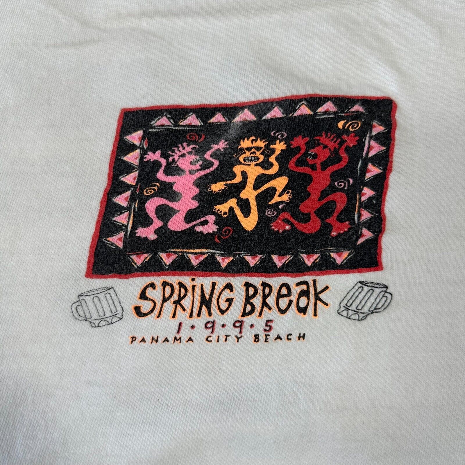 Band Tees Vtg Sight For Sore Eyes Spring Break T Shirt White XXL Size US XXL / EU 58 / 5 - 4 Thumbnail