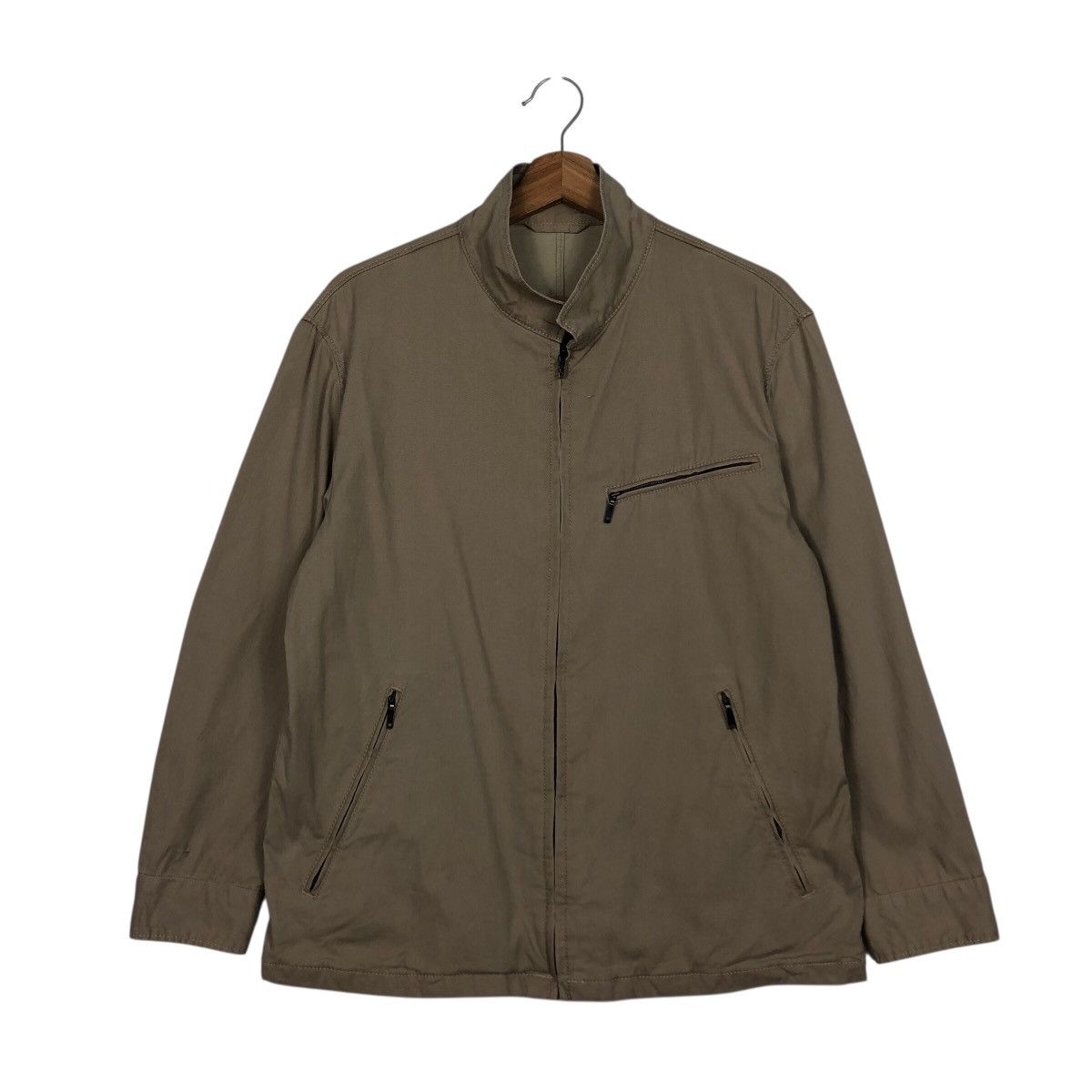 Issey Miyake 📌Vintage Bomber Jacket Duck Canvas Intermezzo Japan Size US M / EU 48-50 / 2 - 2 Thumbnail