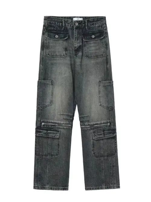 Japanese Brand Minami x Chiba Light Blue High Street Vintage Loose Jeans Size US 32 / EU 48 - 4 Thumbnail