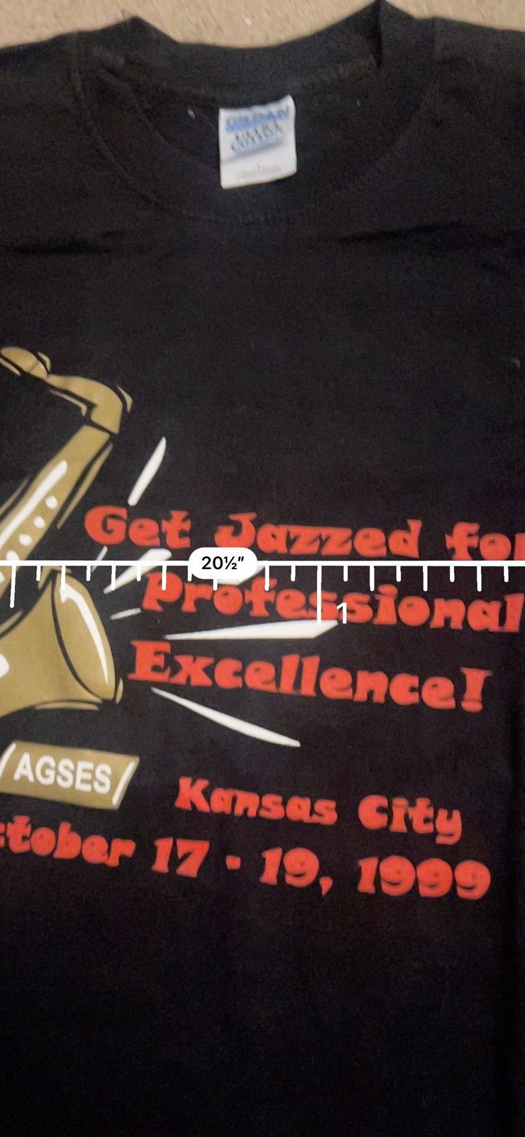 Vintage Vintage 1999 Kansas City Jazz Fest! Golden Ultra Cotton Size US L / EU 52-54 / 3 - 5 Thumbnail