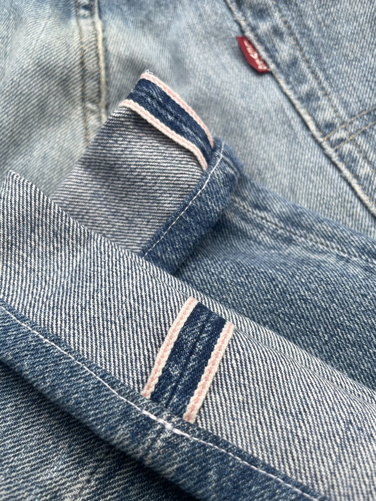 Levi's Vintage 90’s Levi’s Lot 501Z E Selvedge Distresed Size US 34 / EU 50 - 9 Thumbnail