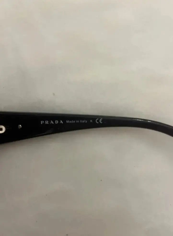 Prada PRADA Sunglasses Rectangle Wrap Shield Metal Symbole RI915 Size ONE SIZE - 4 Thumbnail
