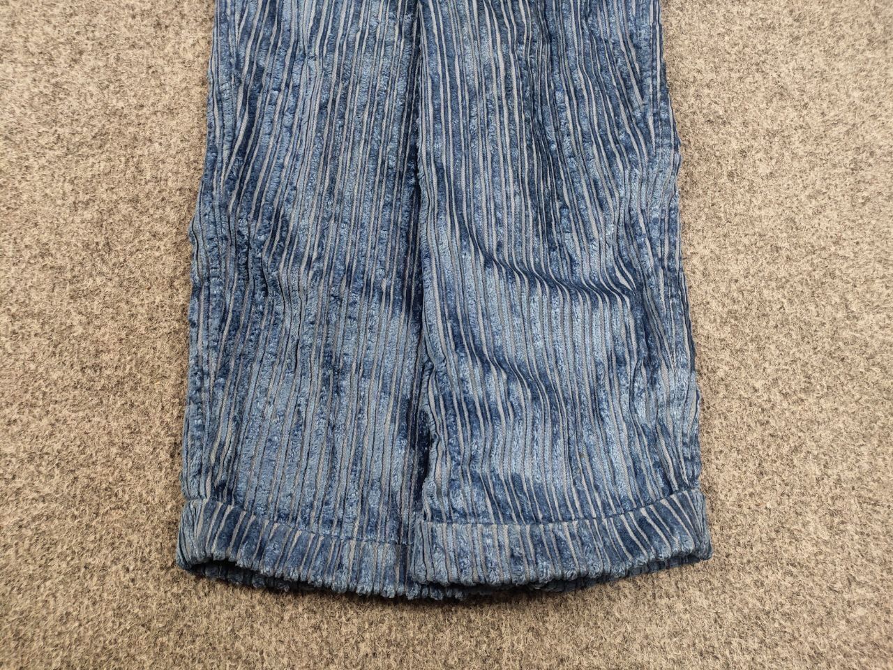 Escada Vintage Escada By Margaretha Ley Corduroy Velour Blue Pants Size 27" / US 4 / IT 40 - 8 Thumbnail