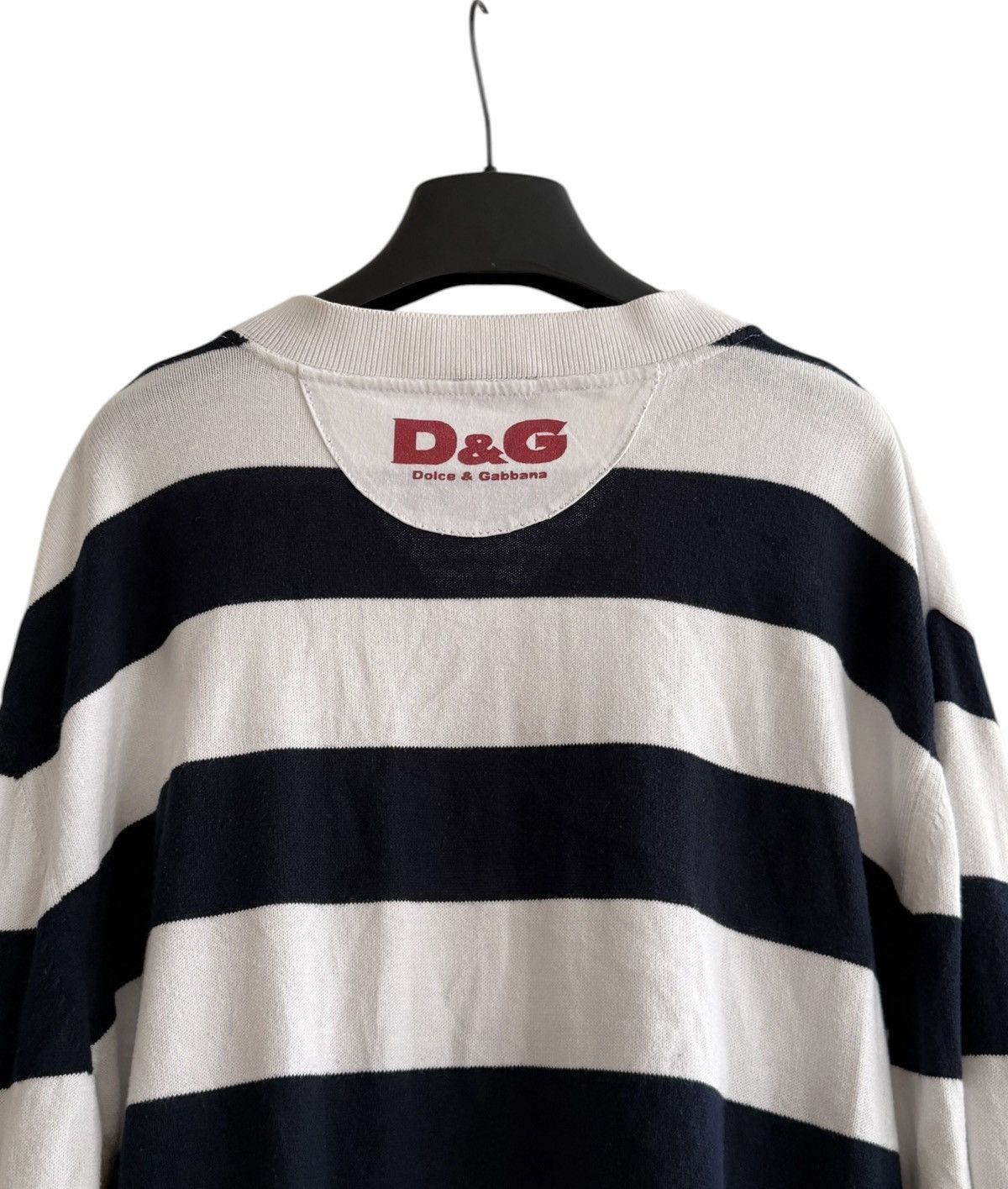 Dolce & Gabbana Dolce Gabbana Stripe Knit Sweater Size US XL / EU 56 / 4 - 3 Thumbnail