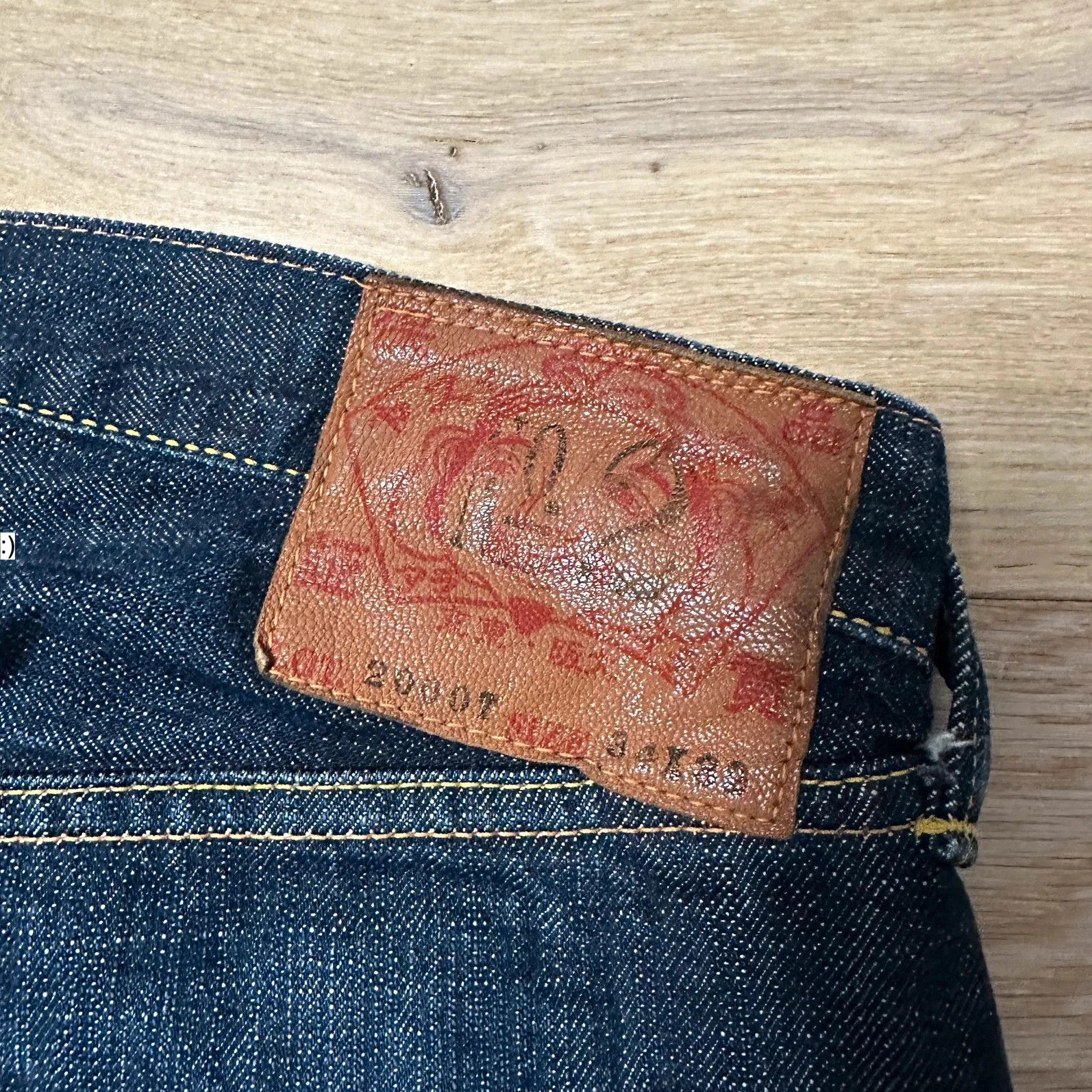 Evisu Jeans Baggy Evisu Daicock Made in Japan Lot 2000T Turquoise Size US 34 / EU 50 - 3 Thumbnail