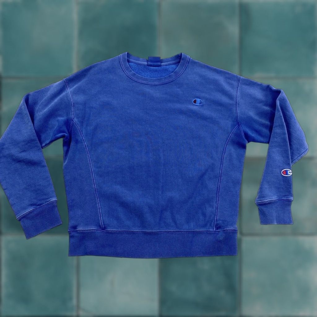 Champion VINTAGE Champion Reverse Weave Sweatshirt Women’s S Blue Pullover Reversible Activewear Long Sleeve Womens Size S Blue Sweatshirt Size S / US 4 / IT 40 - 1 Thumbnail