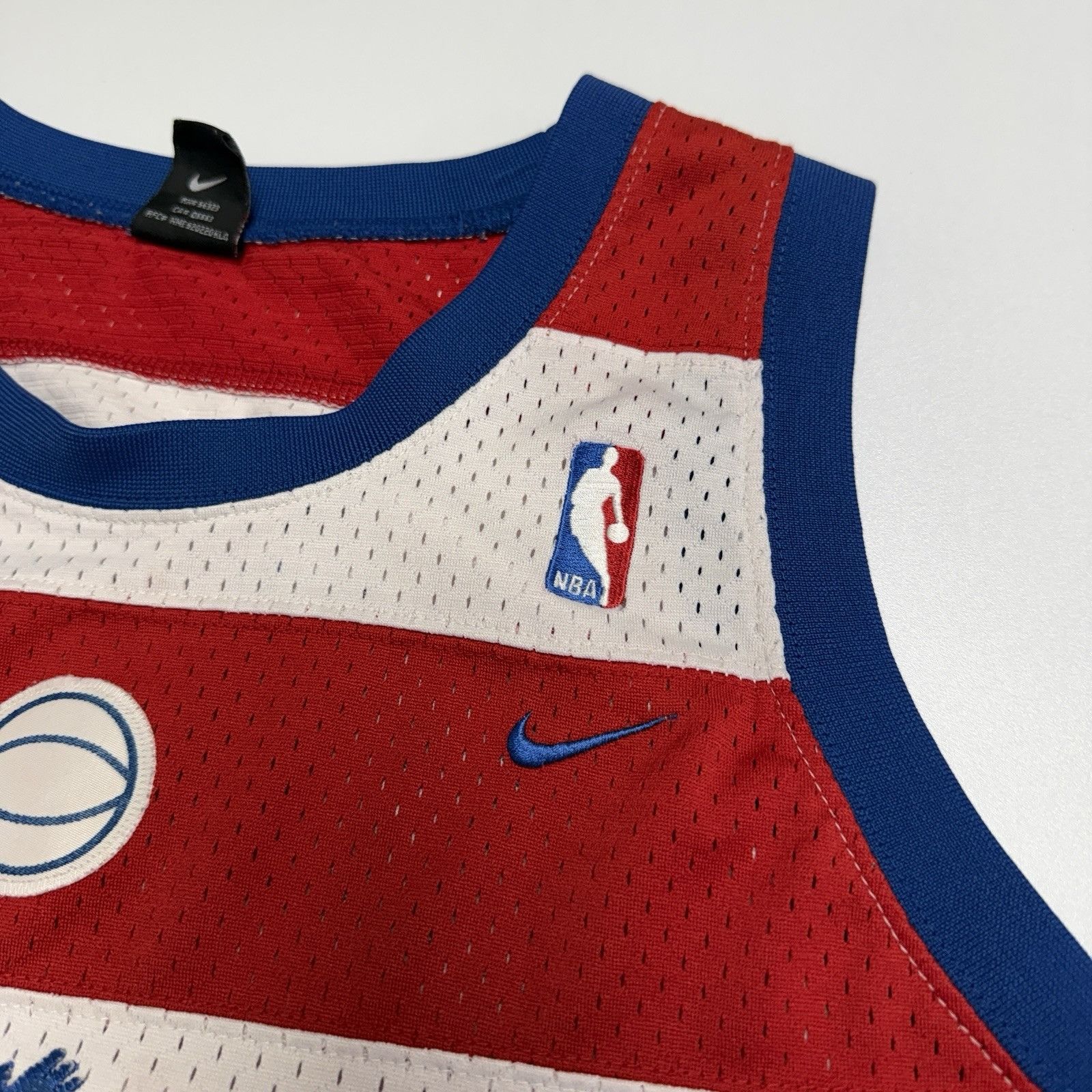 Nike Vintage Nike Washington Bullets Jordan Jersey Mens XL + 2 in Size US XL / EU 56 / 4 - 4 Thumbnail