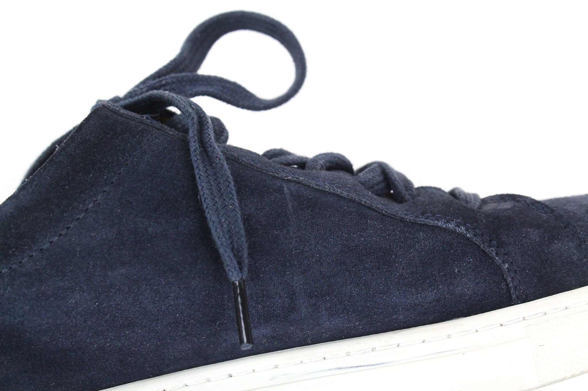 Suitsupply EU40 Marine Blue Suede Calf Leather Sneakers 73287 Size US 7 / EU 40 - 14 Thumbnail