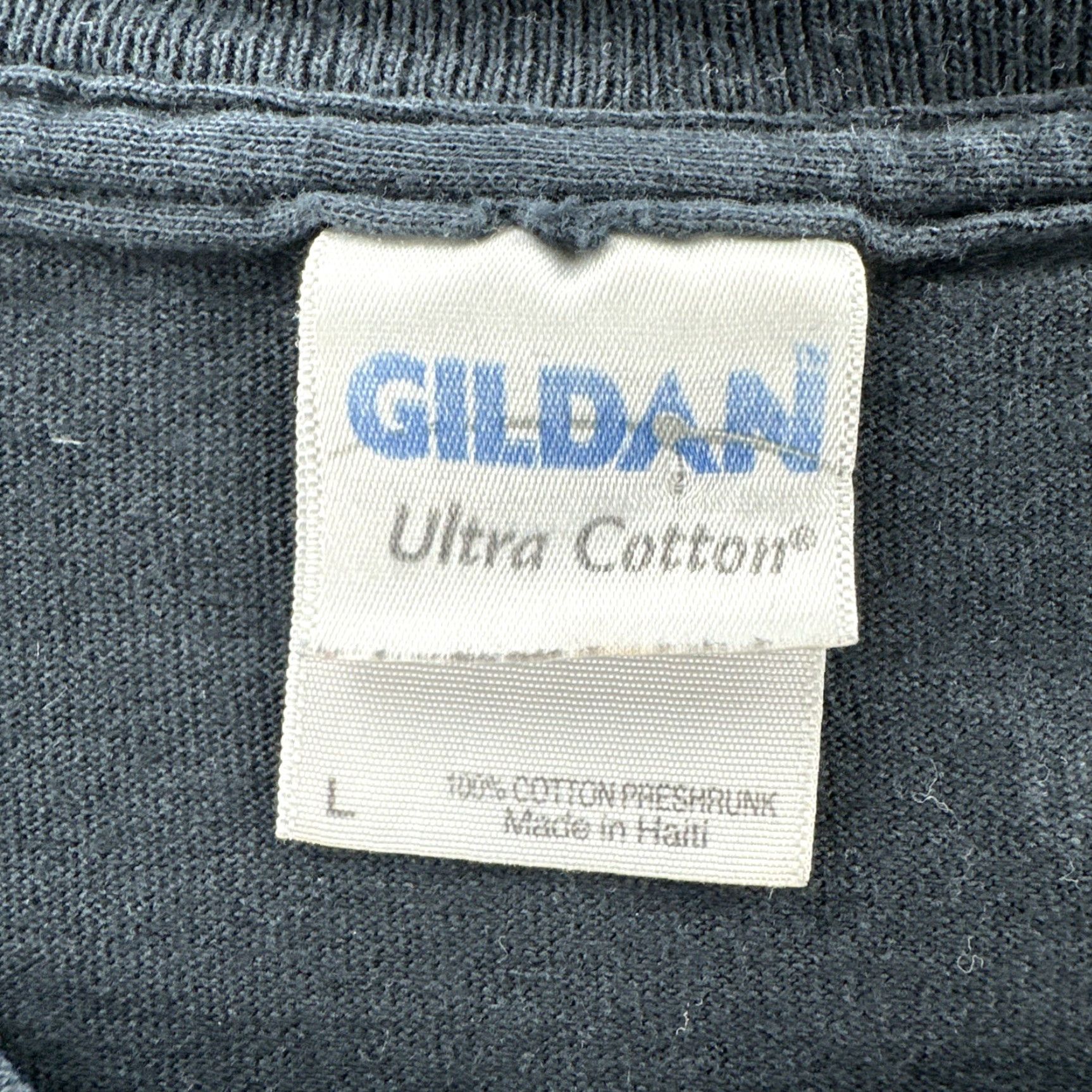 Gildan VINTAGE Gildan T-Shirt Black 90s Sports Taekwondo Association Mens Large Short Sleeve Crew Neck Graphic Print Size US L / EU 52-54 / 3 - 7 Thumbnail