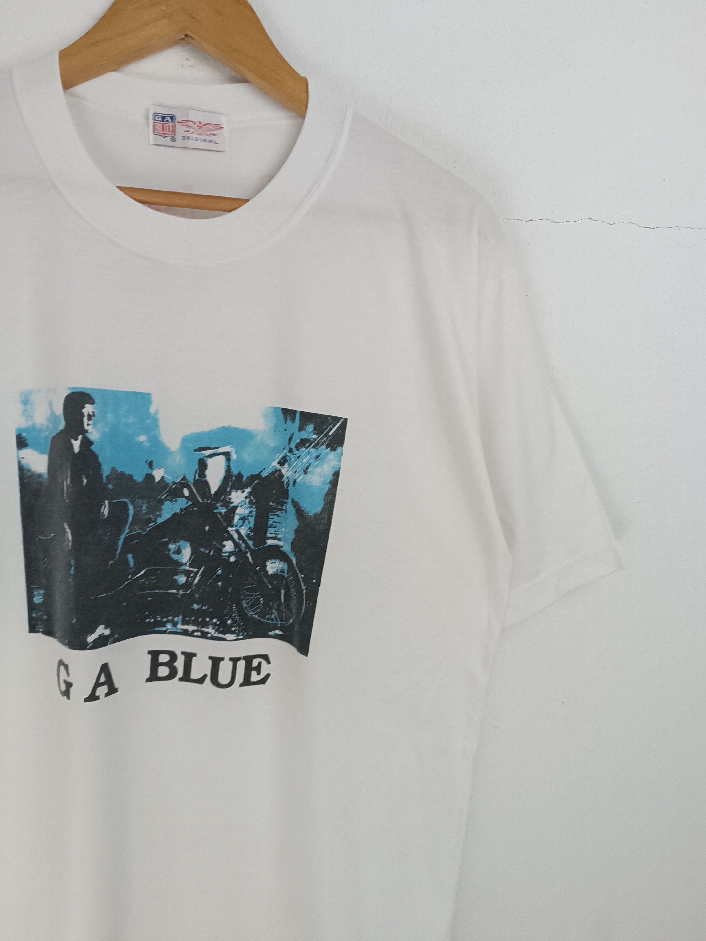 Vintage VINTAGE 90'S GA BLUE JEANS BIKERS HARLEY PUNK TEE Size US M / EU 48-50 / 2 - 5 Thumbnail