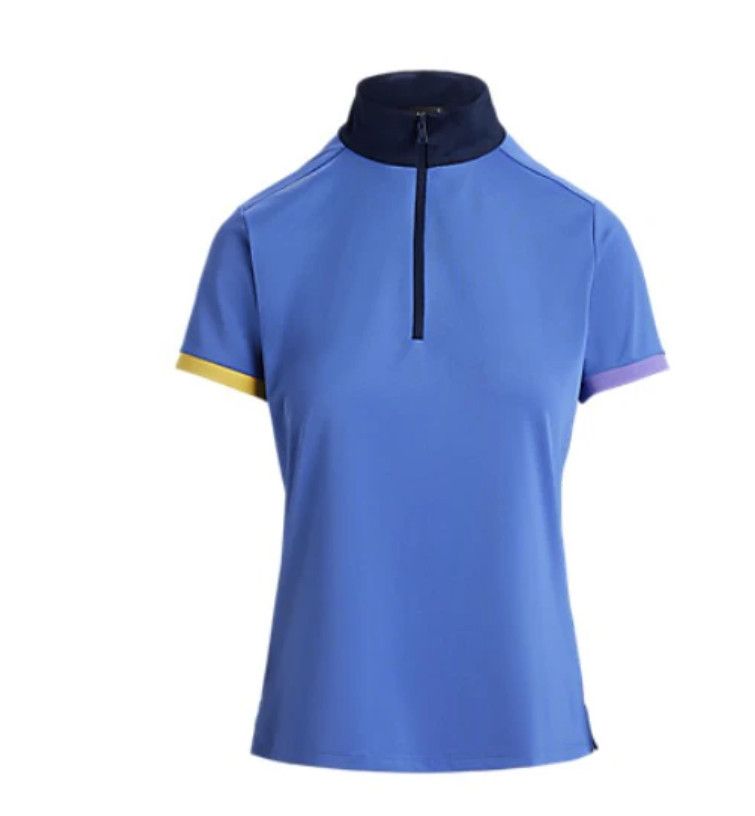 Polo Ralph Lauren Ralph Lauren RLX Air Tech Pique 1/4 ZIP Golf Top Blue ( M ) Size M / US 6-8 / IT 42-44 - 3 Thumbnail