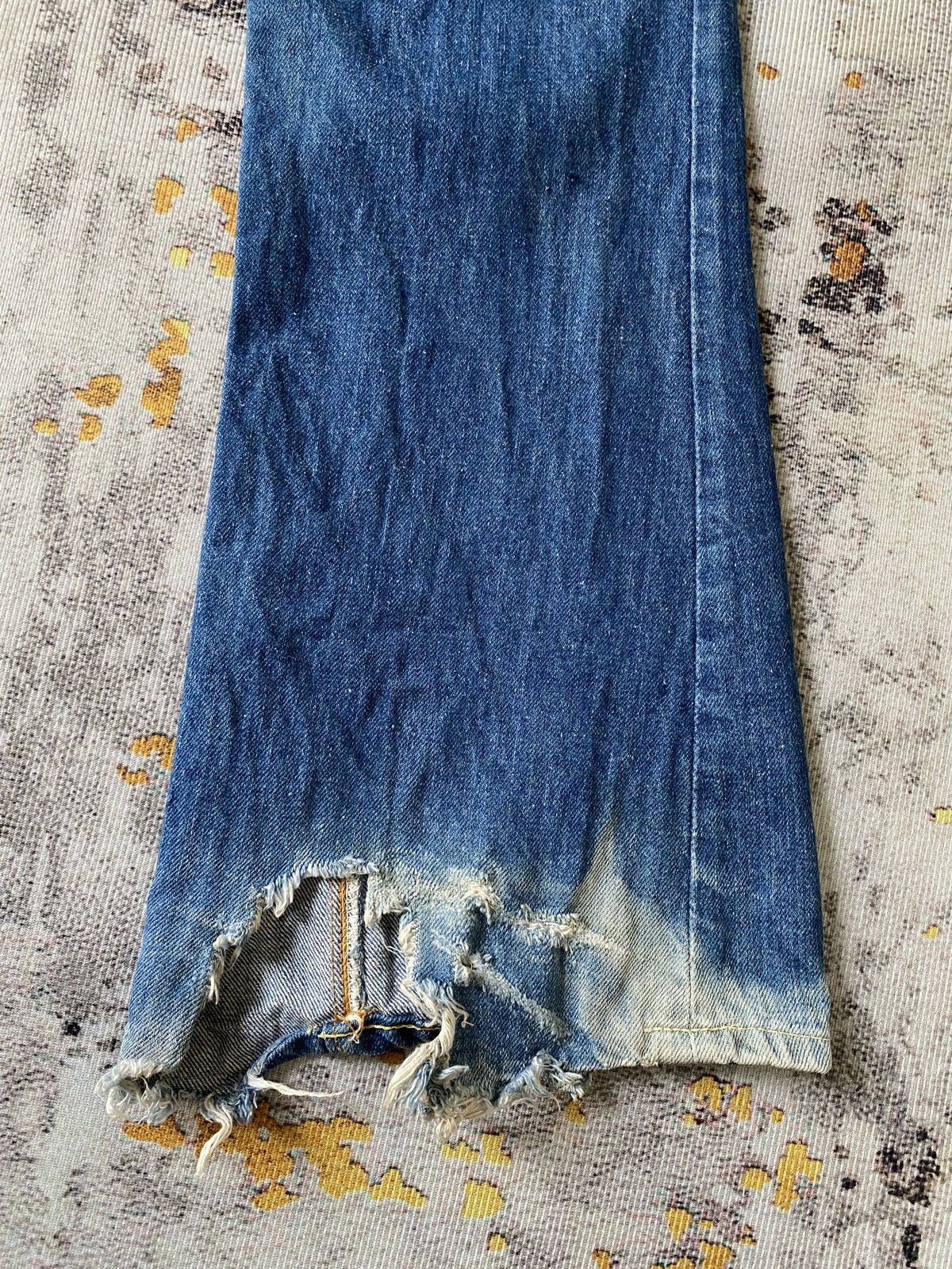 Vintage RARE !!! Vintage 70s Levi’s 646 Orange Tab Flare Denim Size US 30 / EU 46 - 11 Thumbnail