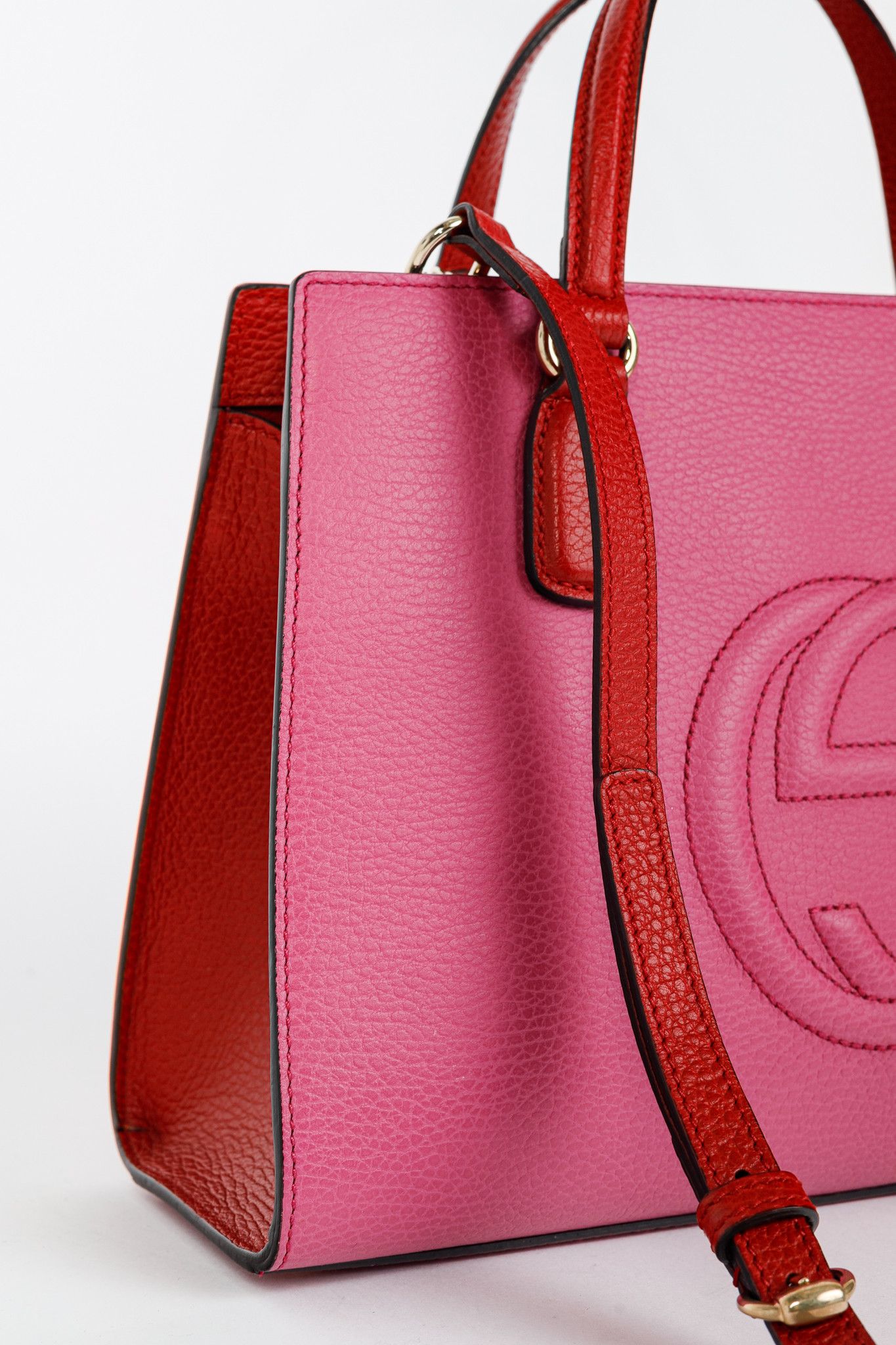 Gucci Gucci Medium Soho GG Leather Top Handle Tote Size ONE SIZE - 7 Thumbnail