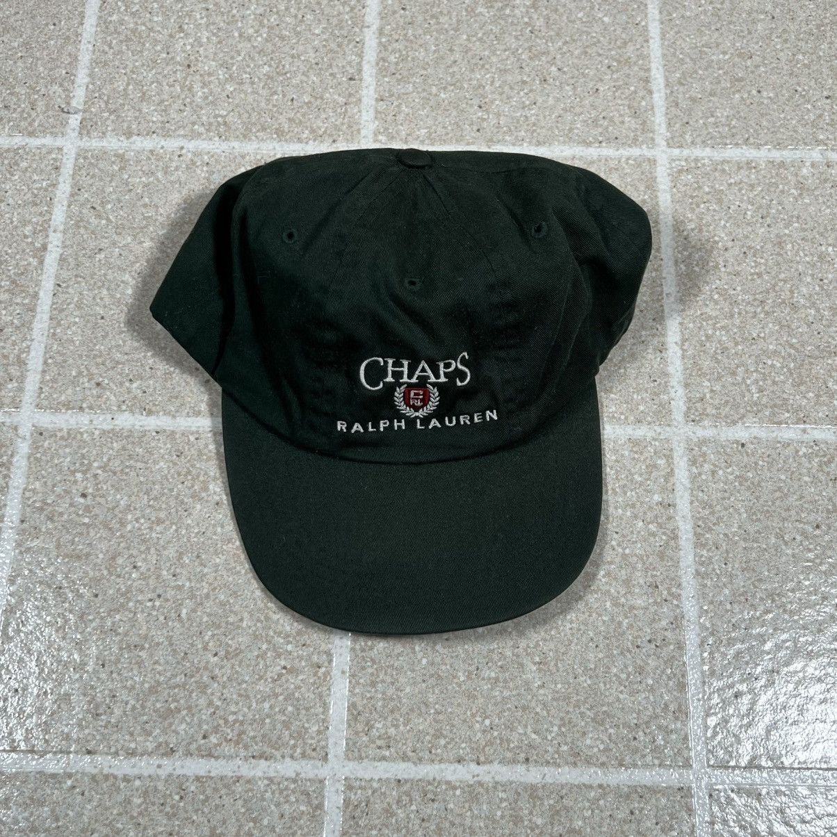 帽子 CHAPS RALPH LAUREN SQUADRON CAP 90s Vintage Chaps Ralph Lauren 78 Navy Blue Adjustable Strap