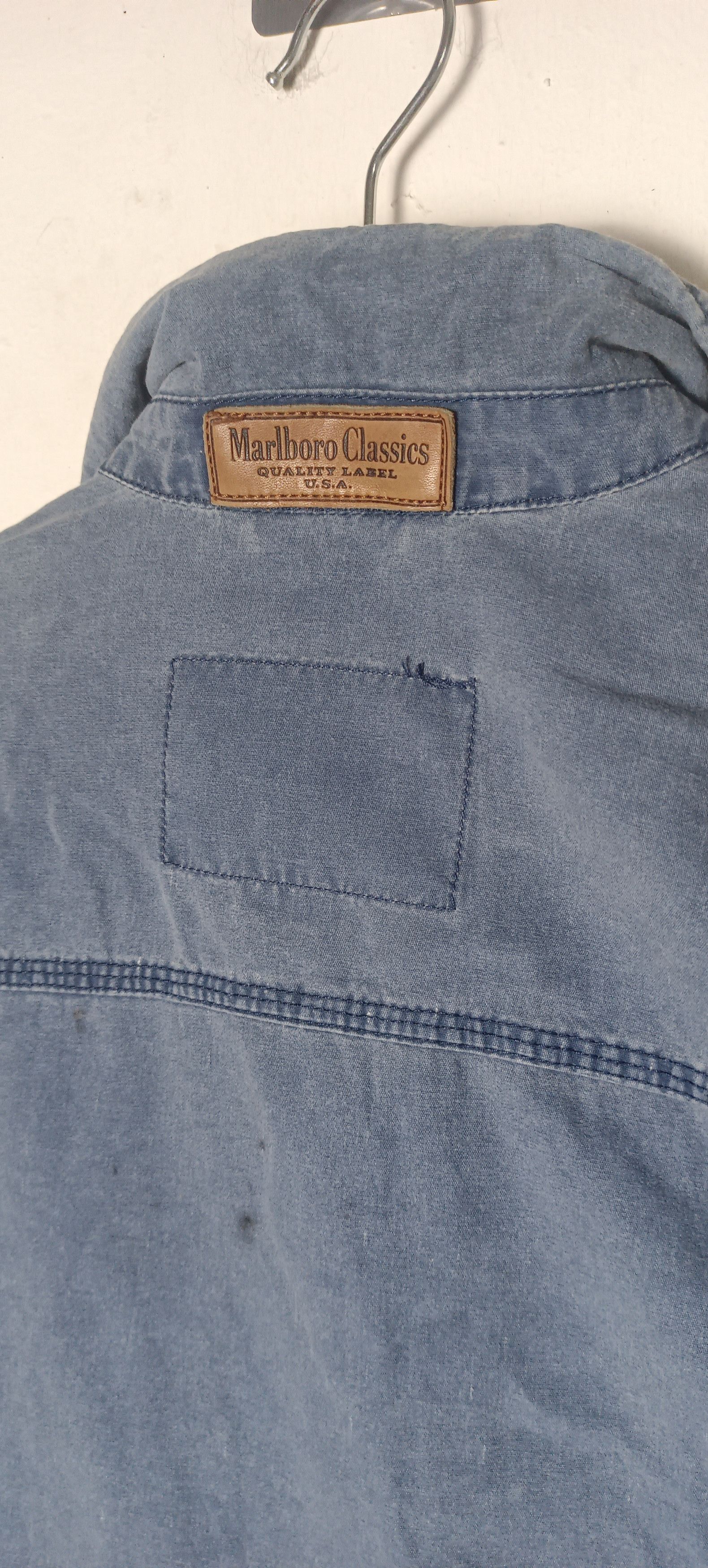 Marlboro Classics × Vintage Vintage🔥Marlboro Classics Workwear Denim Jacket Size US M / EU 48-50 / 2 - 7 Thumbnail