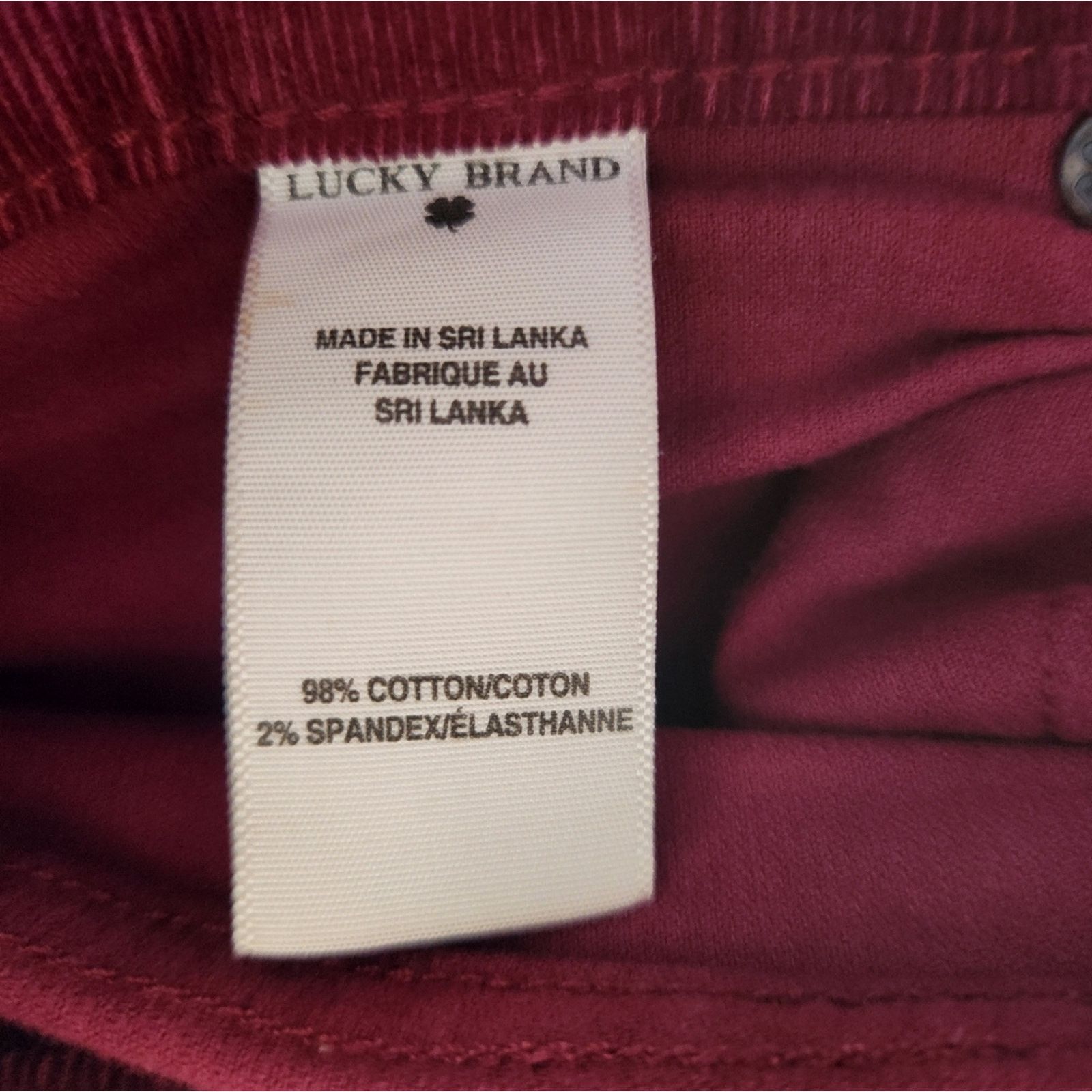 Lucky Brand Lucky Brand Sweet N Low bootcut cord pants jeans 10/30 Size 30" / US 8 / IT 44 - 7 Thumbnail