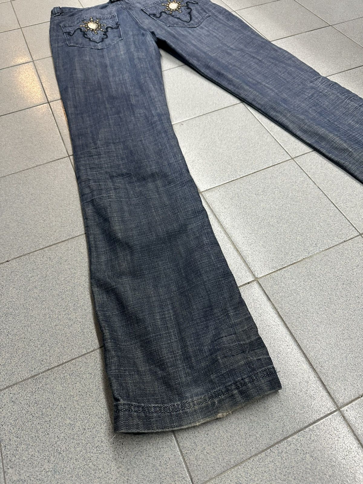 Japanese Brand × Vintage VTG ANTIQUE Denim Pants Size US 36 / EU 52 - 4 Thumbnail