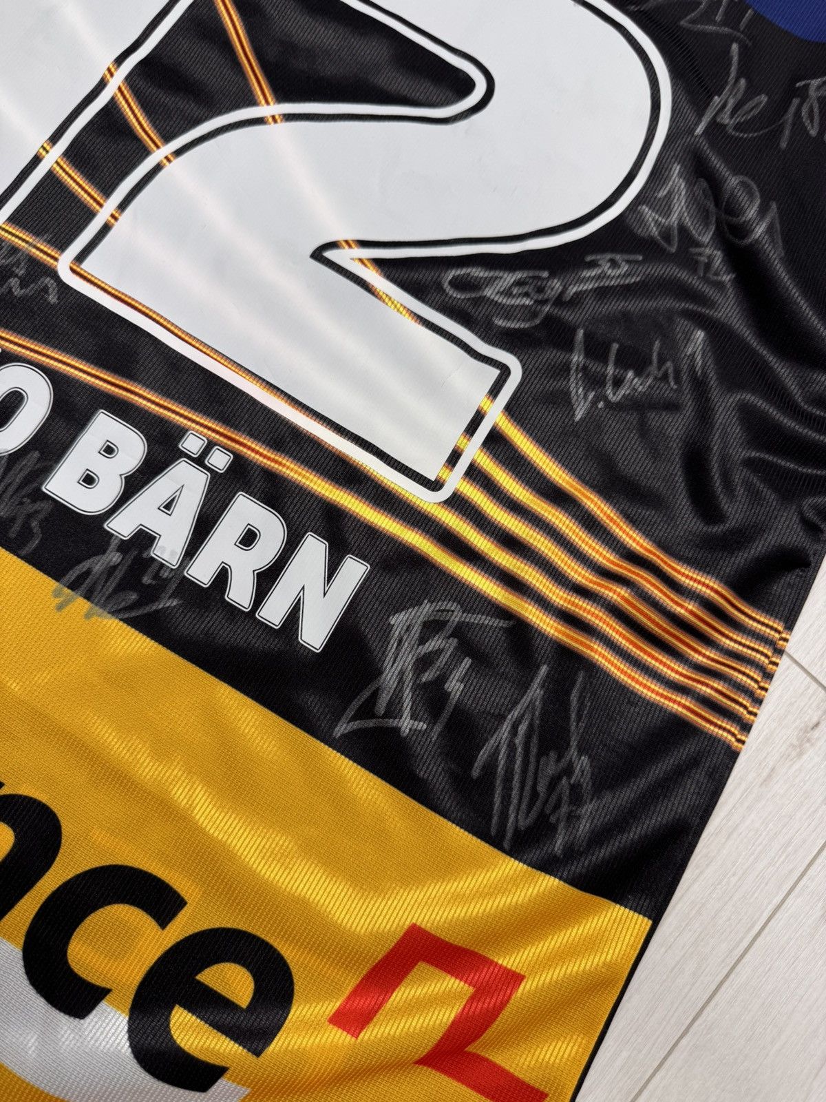 Other Signed SC Bern Inter Hockey #12 Housi Vo BARN Swiss Jersey Size US L / EU 52-54 / 3 - 10 Thumbnail