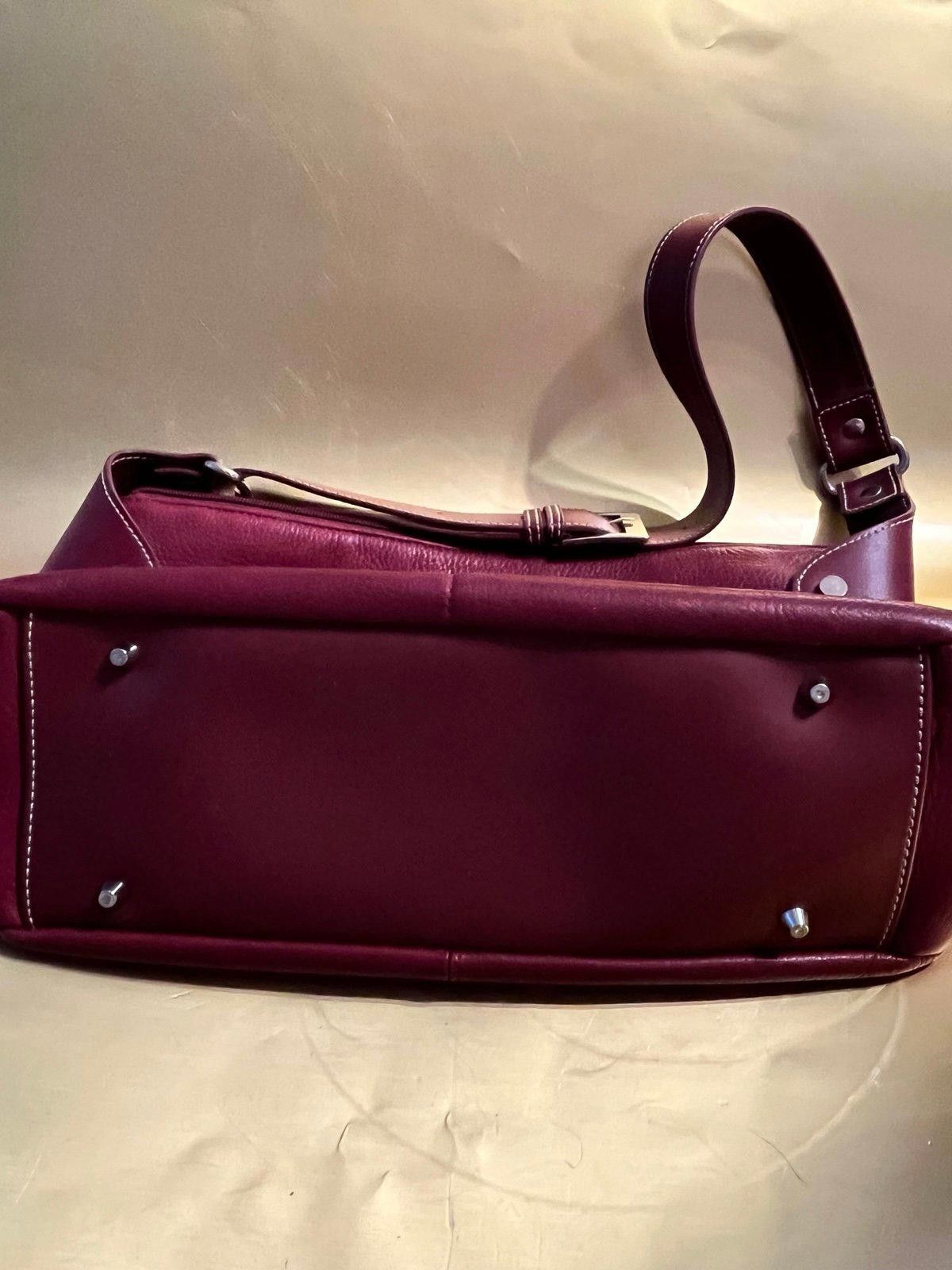 Other Maxx New York Red Leather Shoulder Bag Size ONE SIZE - 3 Thumbnail