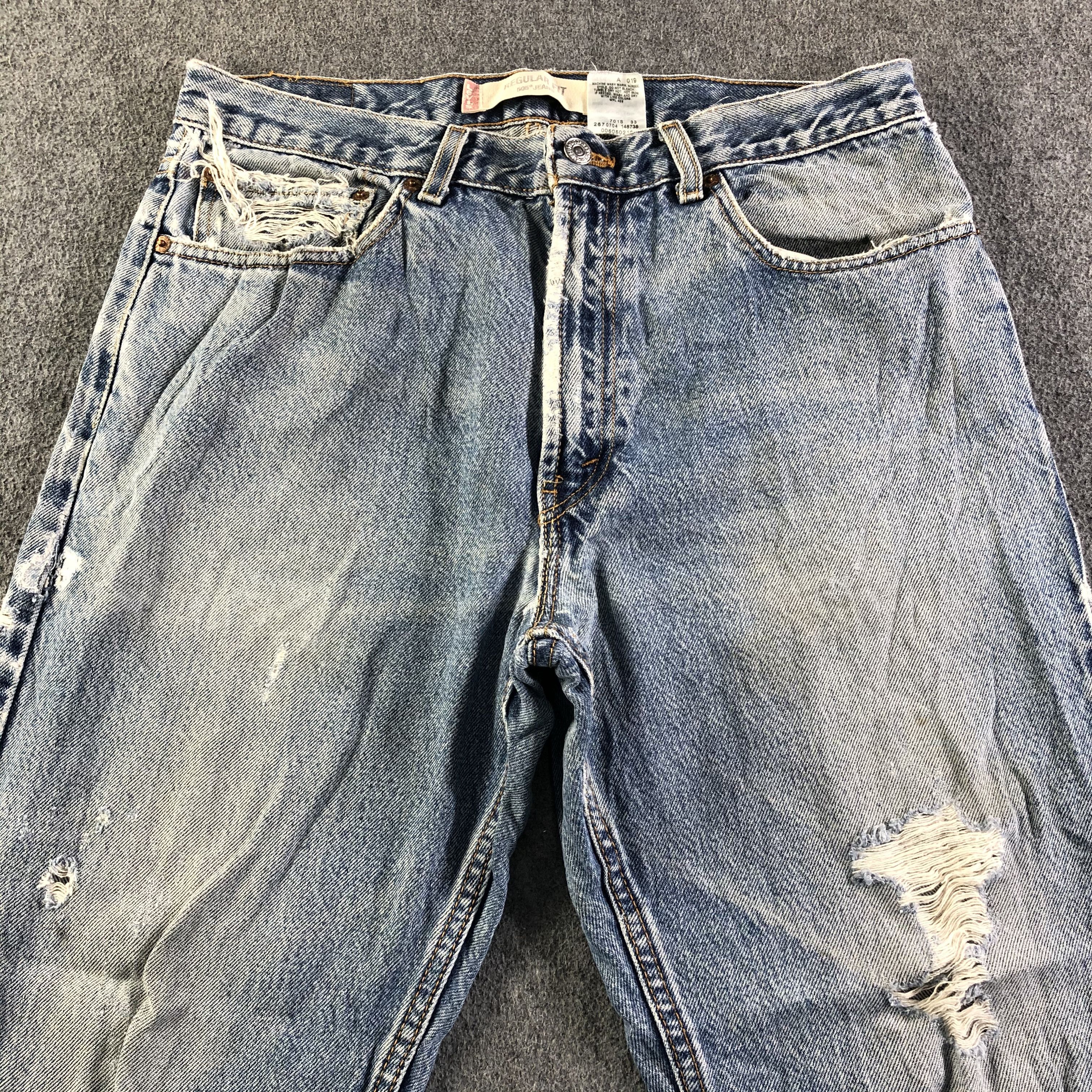 Levi's Vintage Levis 505 Jeans-J4106 Size US 33 - 3 Thumbnail