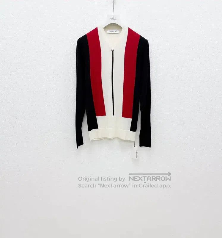 Neil Barrett NeIL BarreTT Colorblock Wool Sweater for Men . Size US XS / EU 42 / 0 - 1 Thumbnail