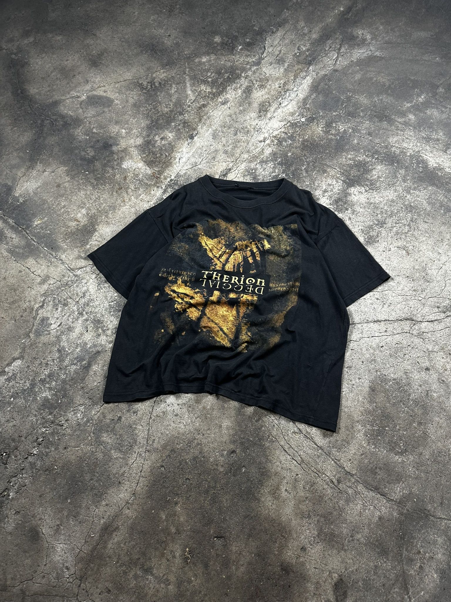 Band Tees 2000 Therion Deggial Death Metal T-shirt 00s Vintage Size US XL / EU 56 / 4 - 1 Thumbnail