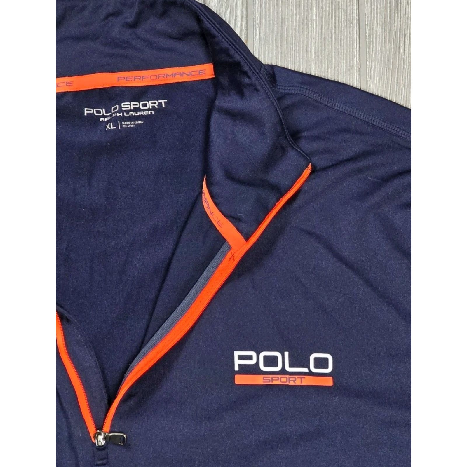 Polo Ralph Lauren Ralph Lauren Polo Sport Men XL Performance 1/4 Zip Pullover NavyBlue ThermoVent Polo Sport Shirt Sweatshirt 90s Golf Size US XL / EU 56 / 4 - 3 Thumbnail